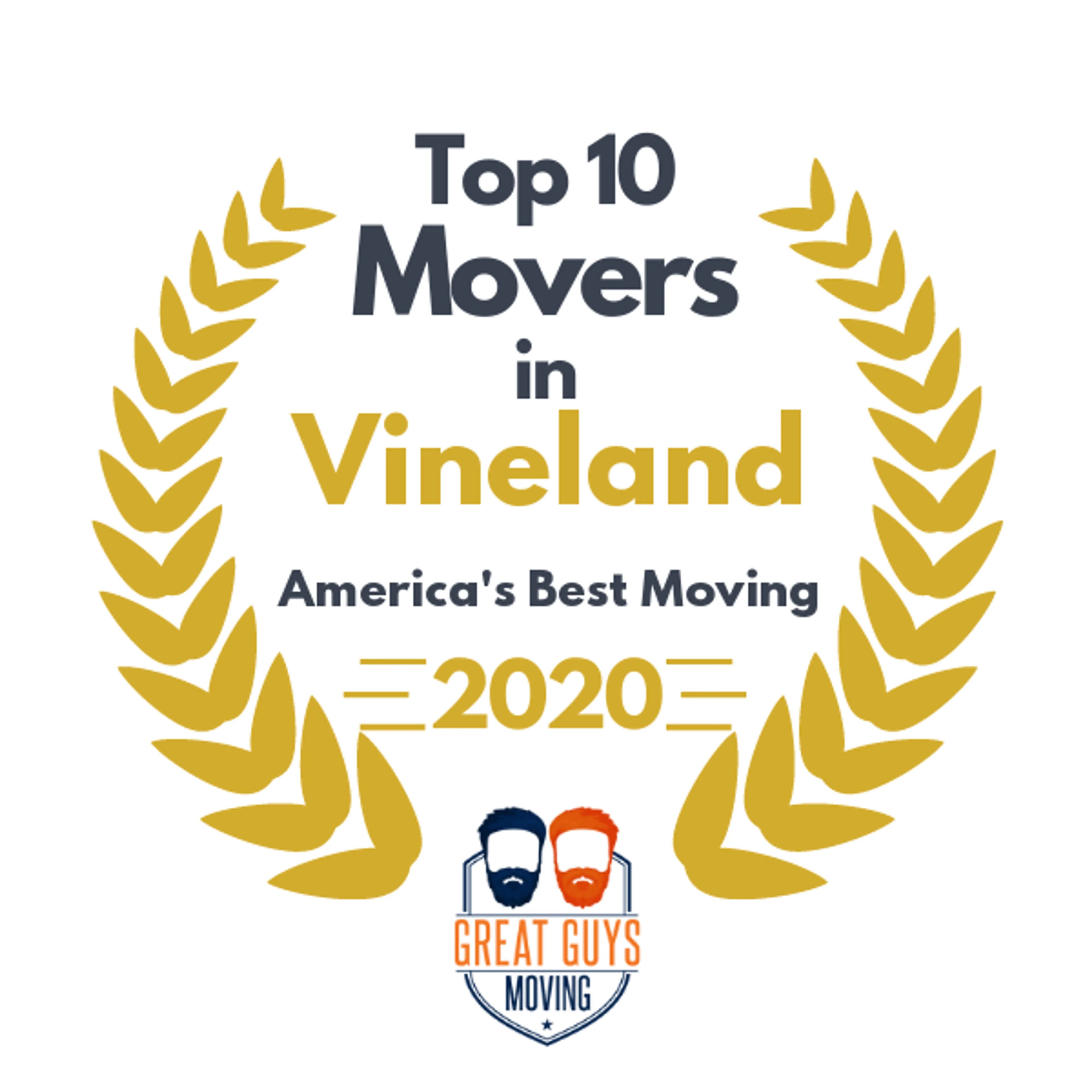 Top 10 Movers in Trenton, NJ 2020 award