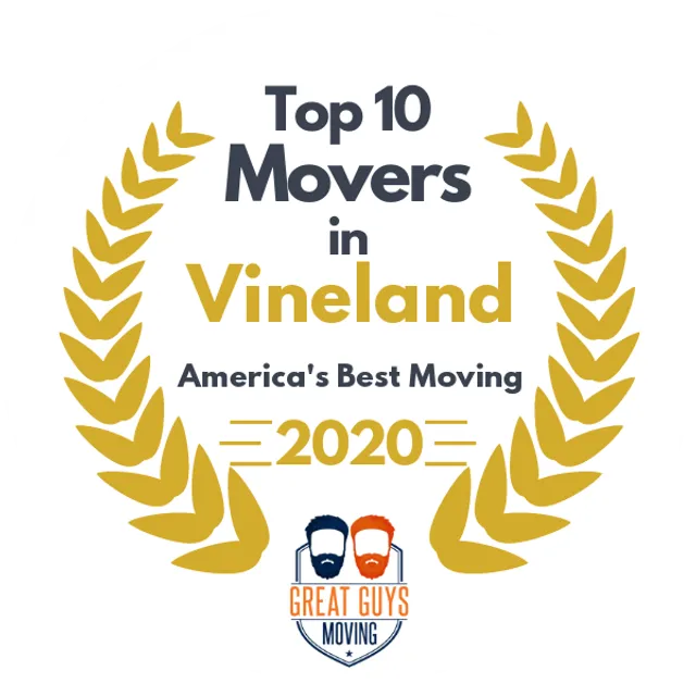 Top 10 Movers in Trenton, NJ 2020 award