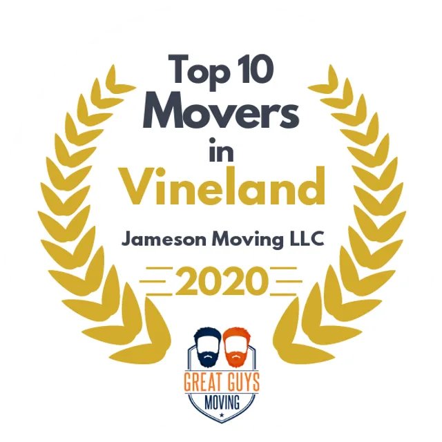 Top 10 Movers in Jersey City, NJ 2020 award