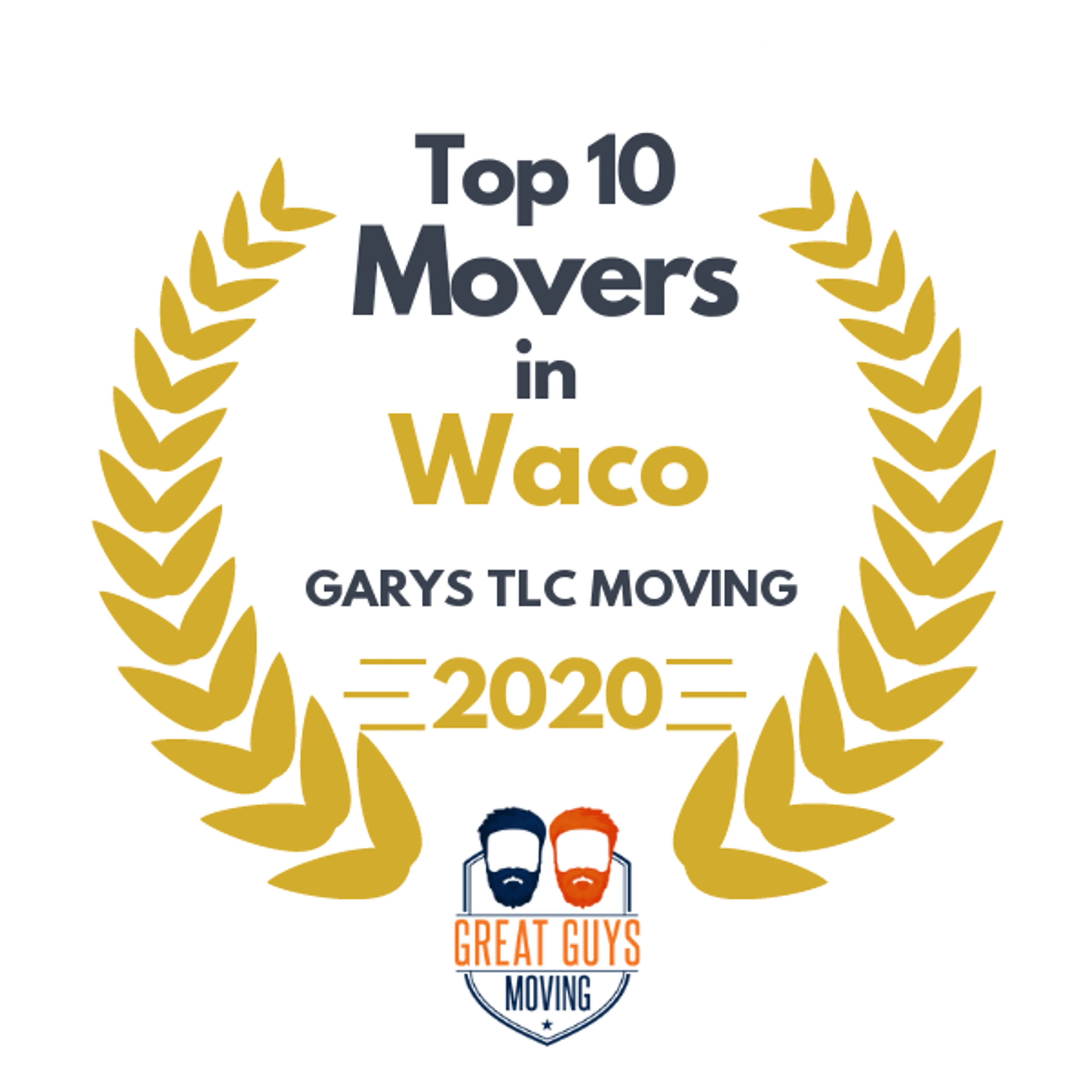 Top 10 Movers in Waco, TX 2020 award