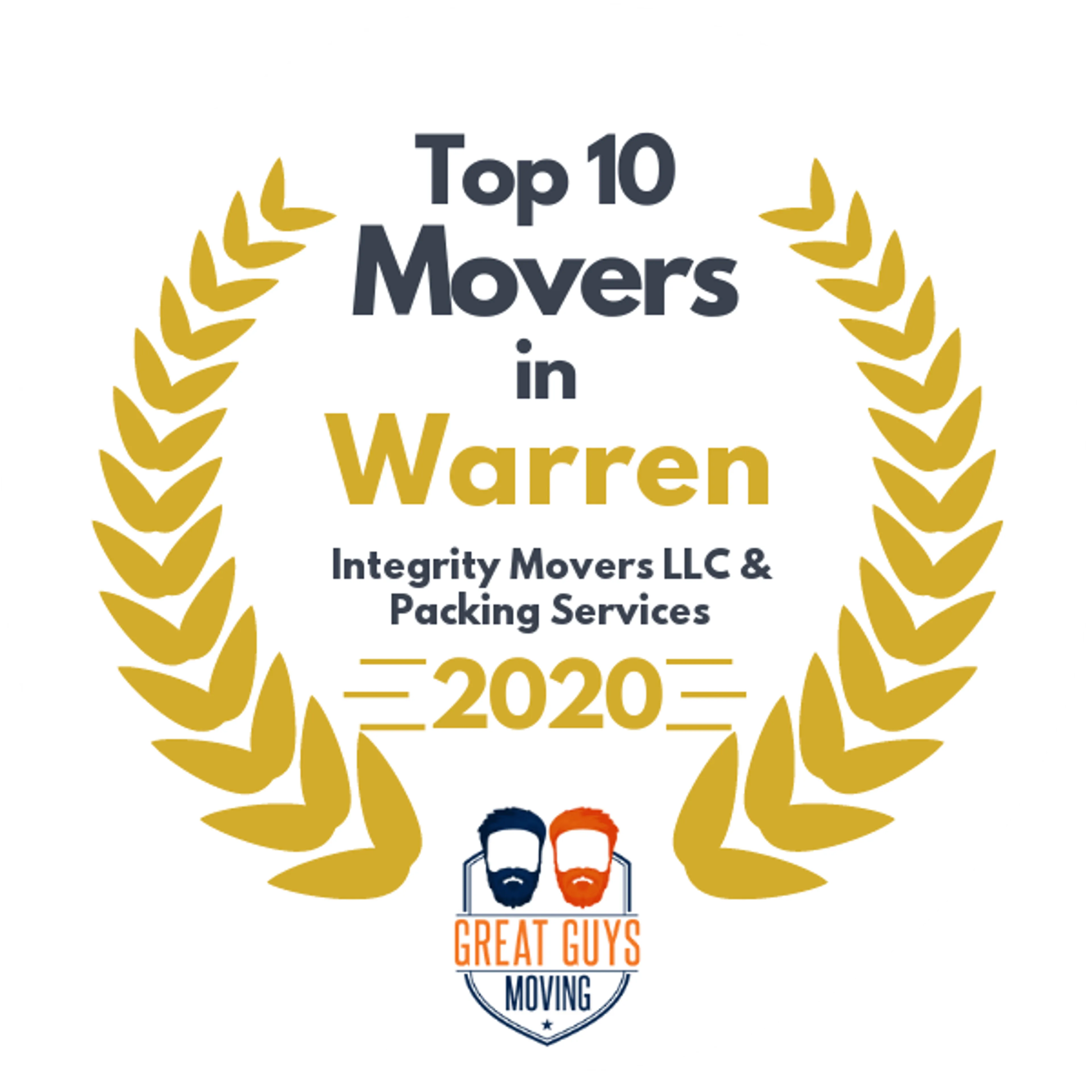 Top 10 Movers in Detroit, MI 2020 award