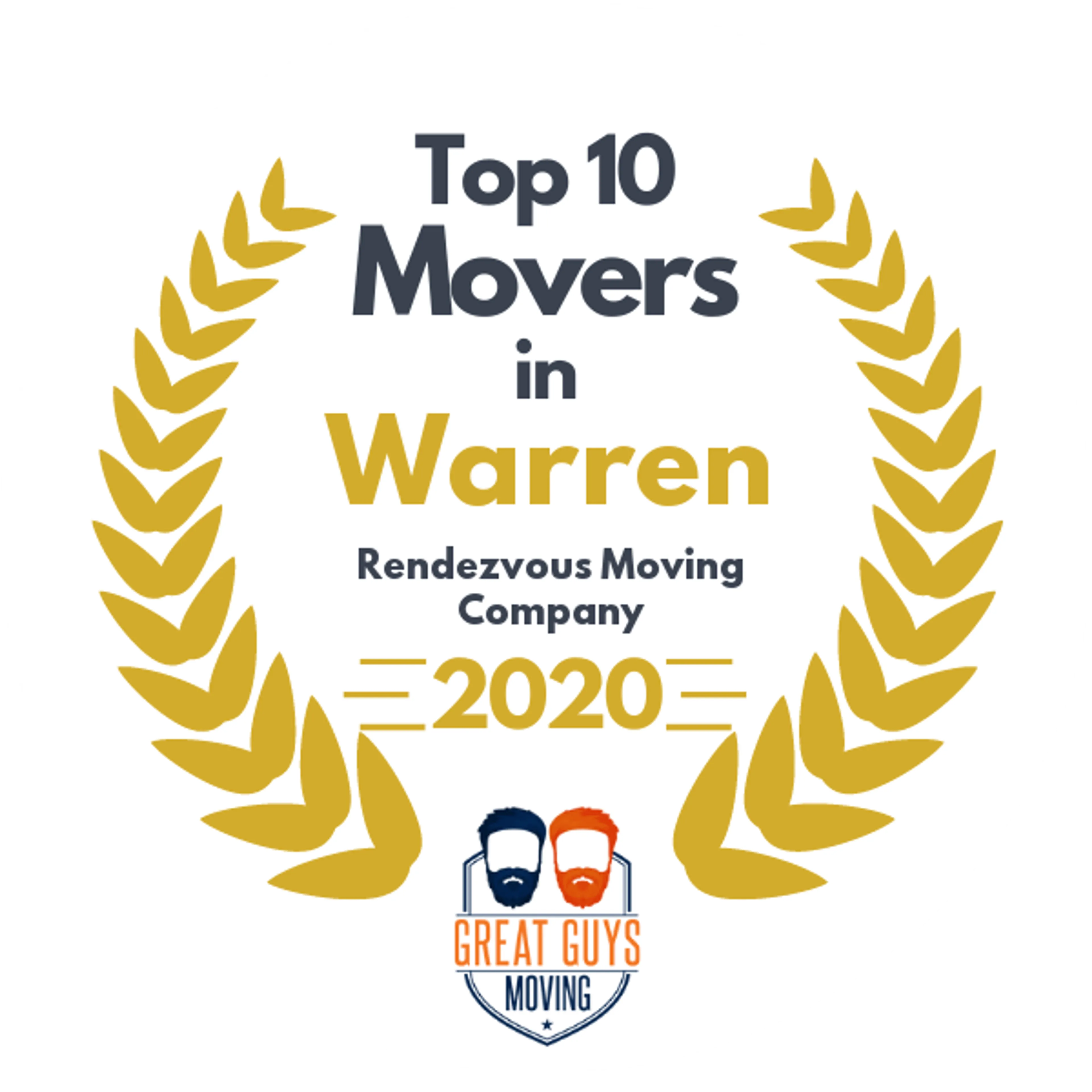 Top 10 Movers in Warren, MI 2020 award