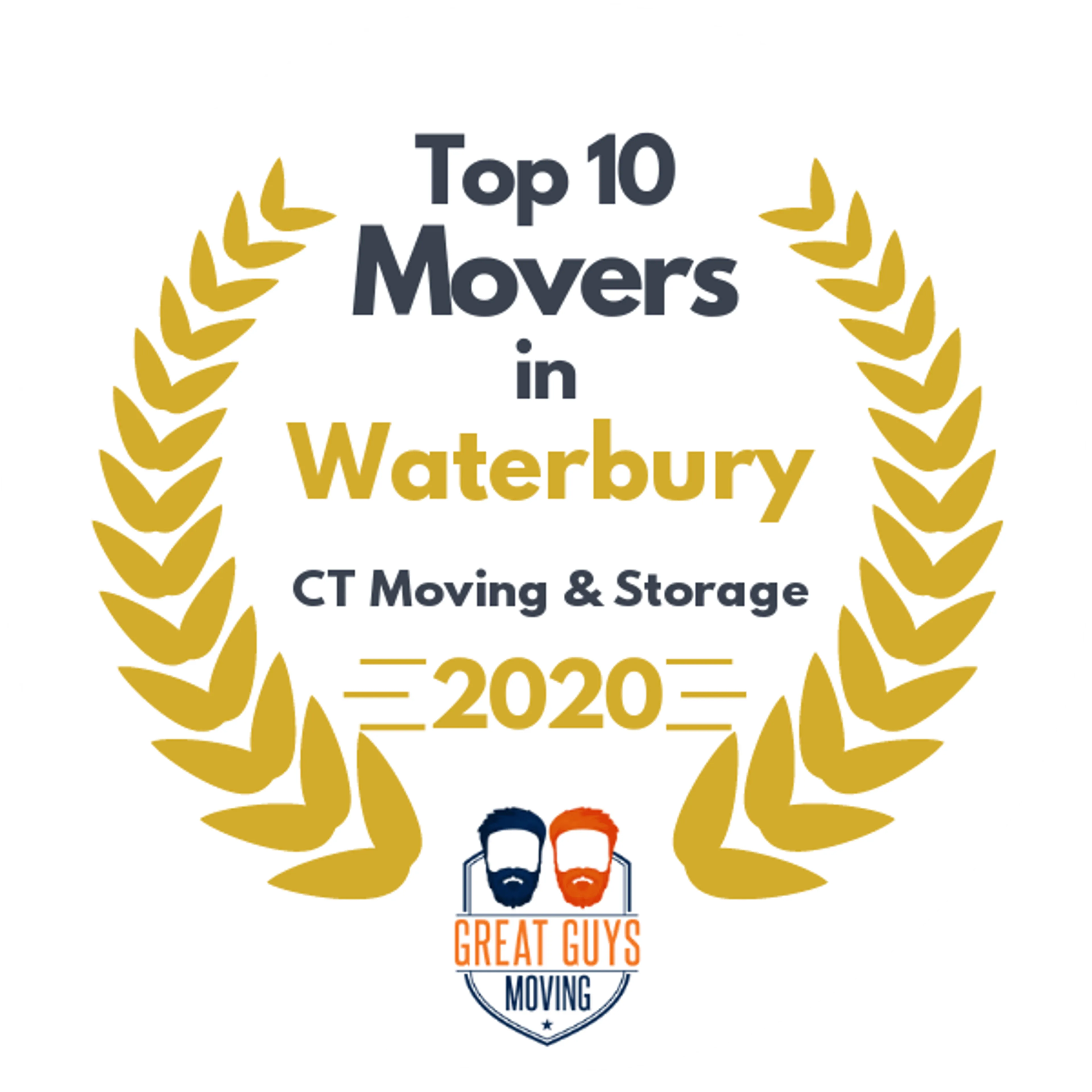 Top 10 Movers in Hartford, CT 2020 award