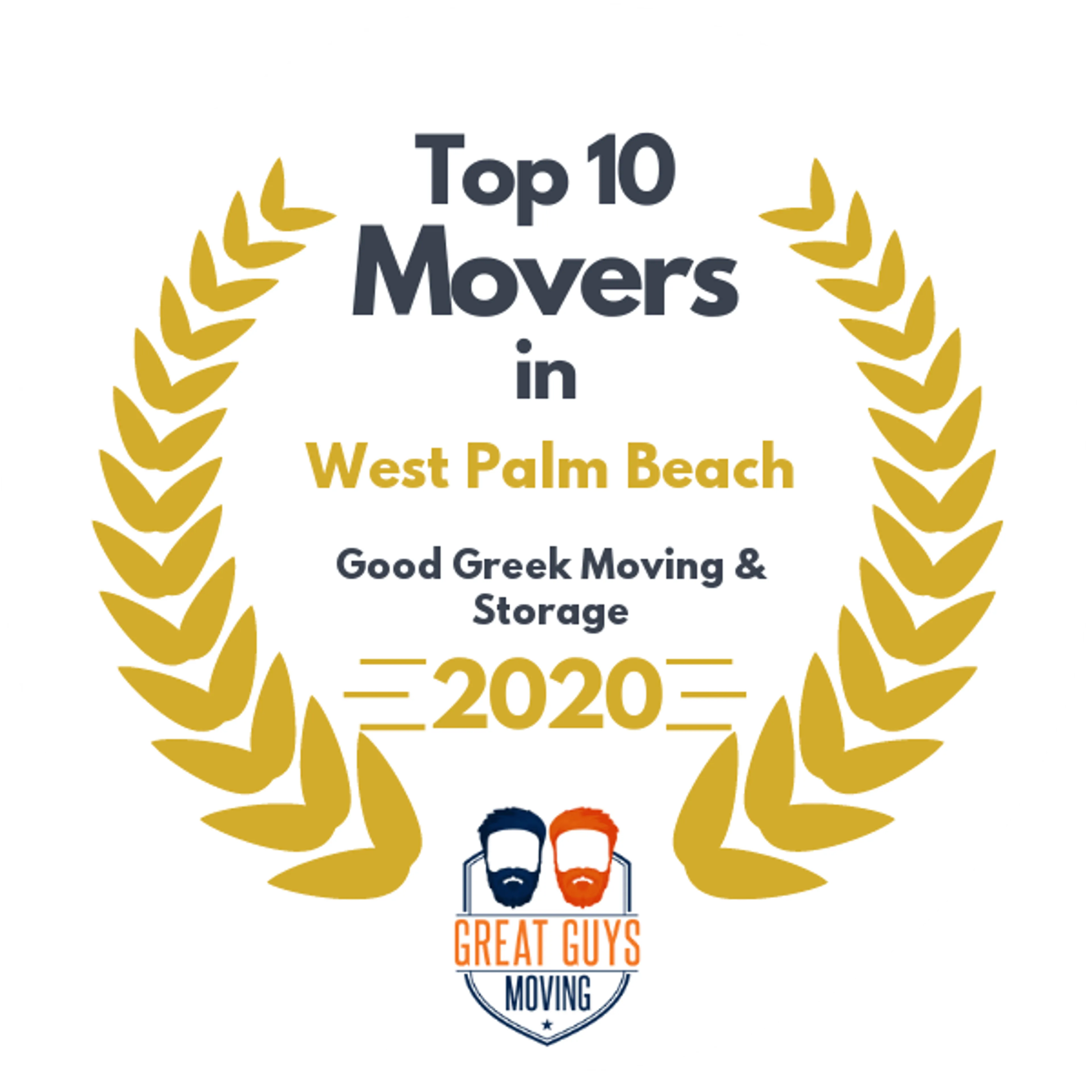 Top 10 Movers in Miami, FL 2020 award