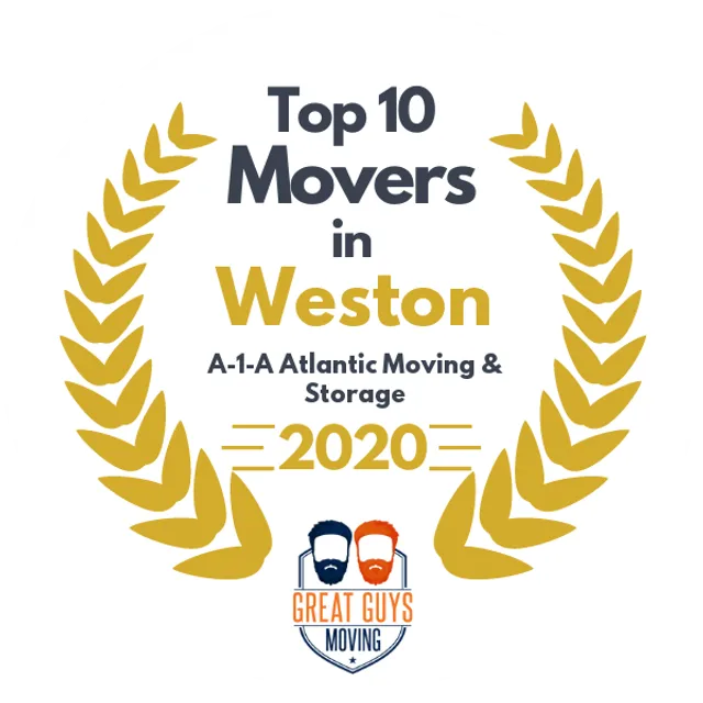 Top 10 Movers in Fort Lauderdale, FL 2020 award