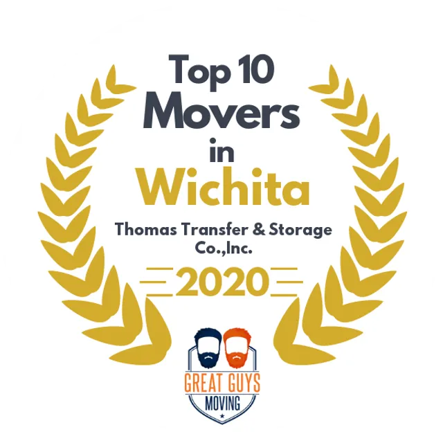 Top 10 Movers in Wichita, KS 2020 award