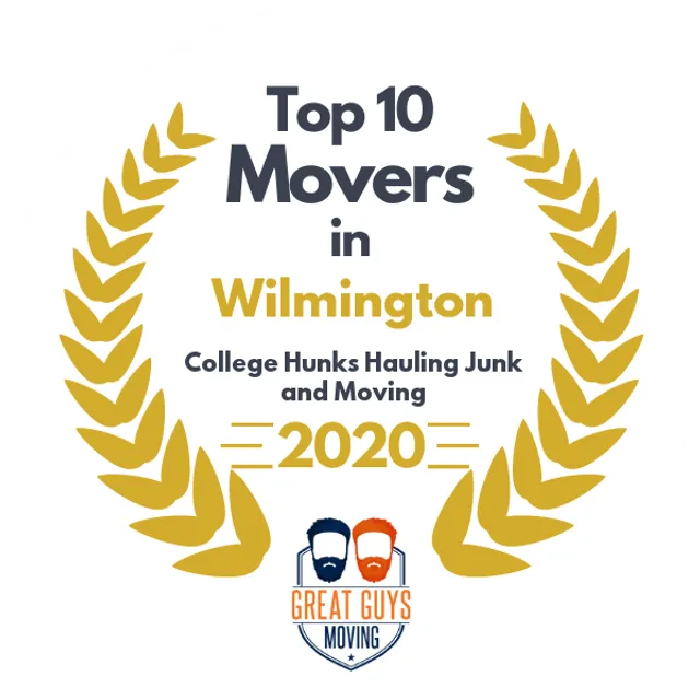 Top 10 Movers in Wilmington, DE 2020 award