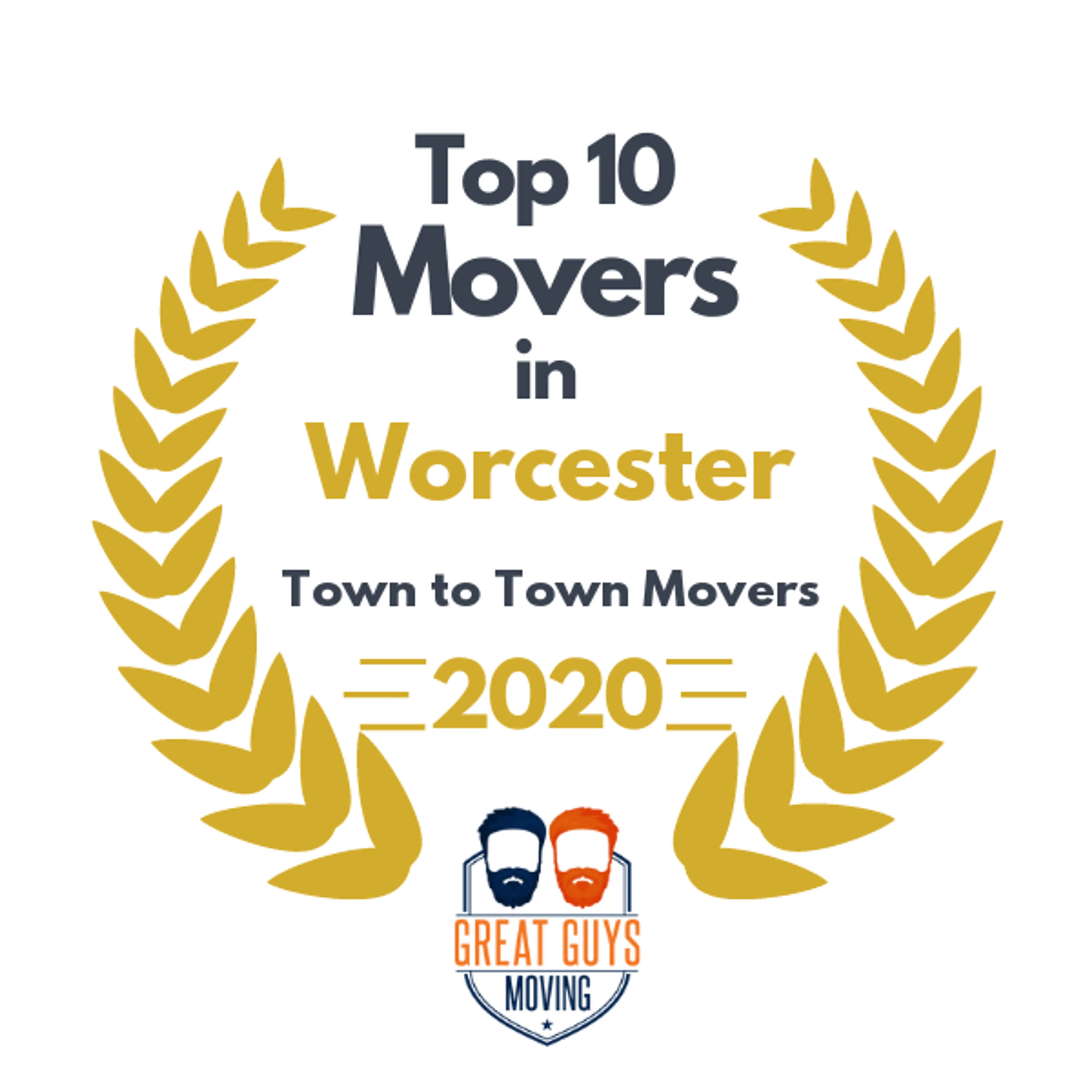 Top 10 Movers in Worcester, MA 2020 award