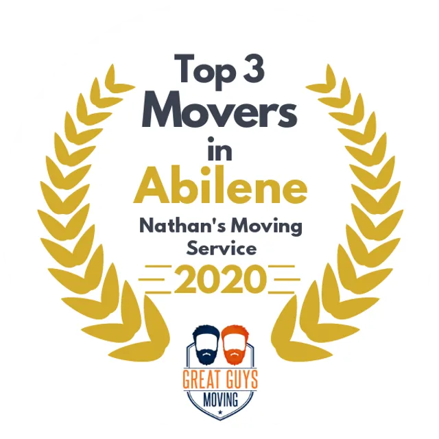 Top 3 Movers in Abilene, TX 2020 award