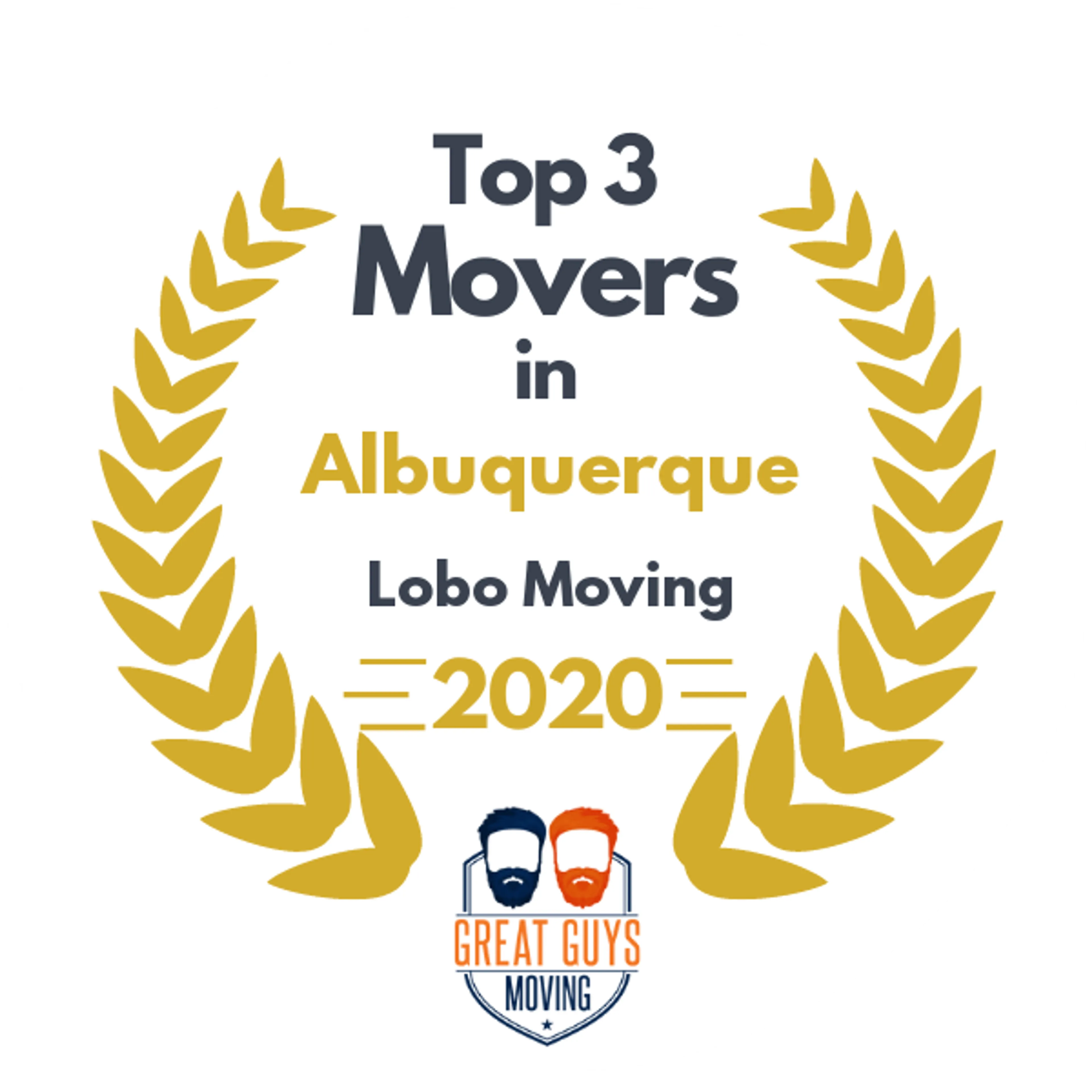 Top 3 Movers in Albuquerque, NM 2020 award