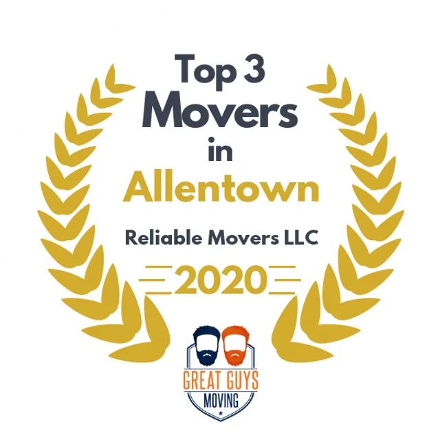 Top 3 Movers in Allentown, PA 2020 award