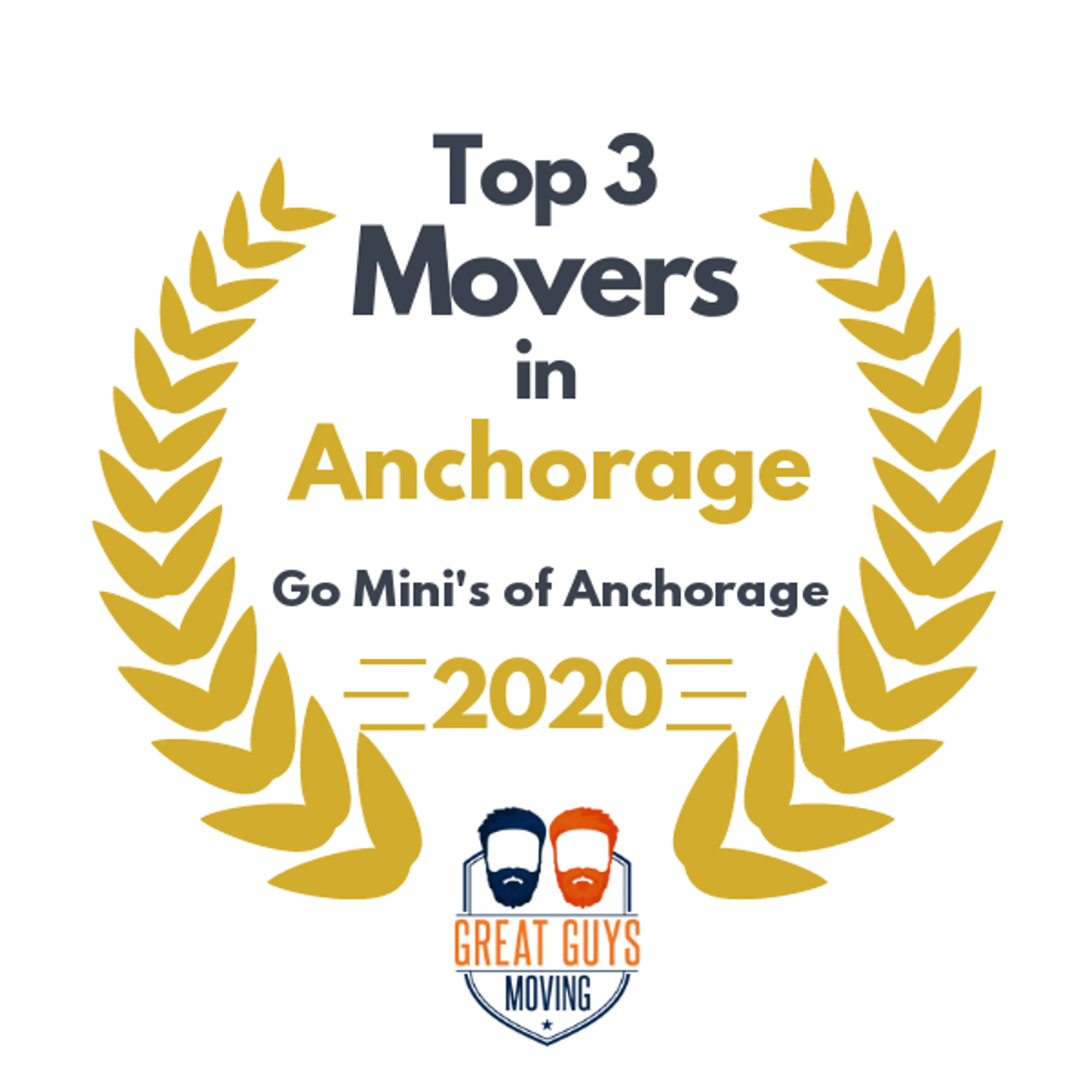Top 3 Movers in Anchorage, AK 2020 award