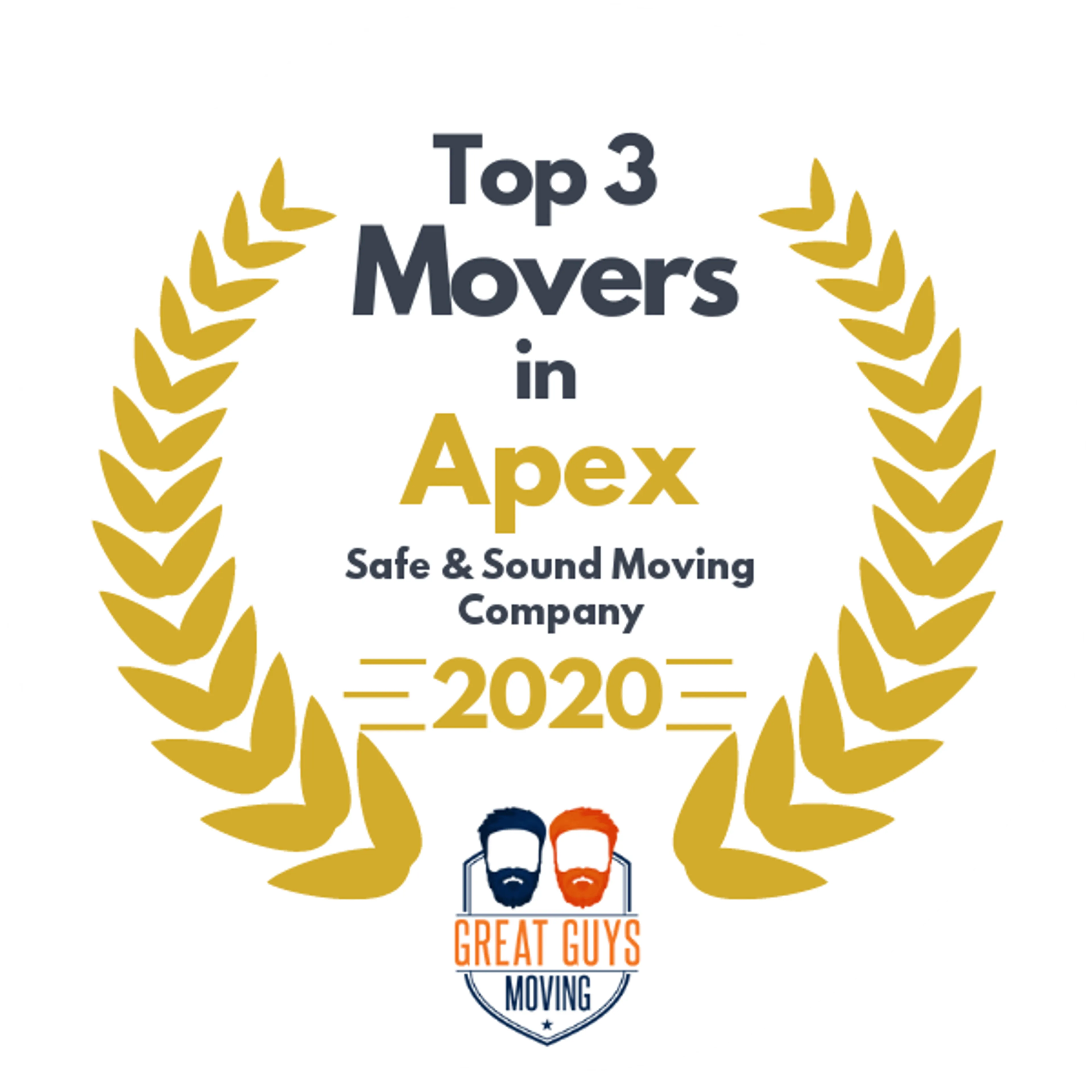Top 3 Movers in Raleigh, NC 2020 award