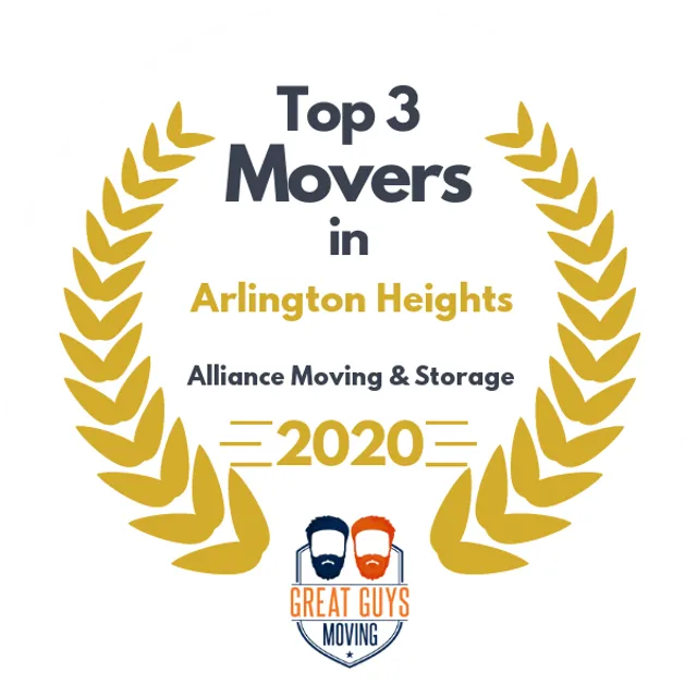 Top 3 Movers in Chicago, IL 2020 award