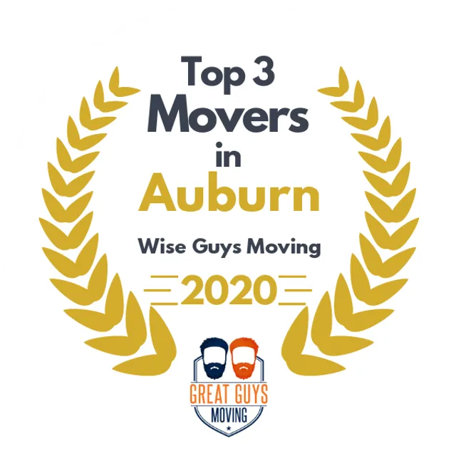 Top 3 Movers in Montgomery, AL 2020 award