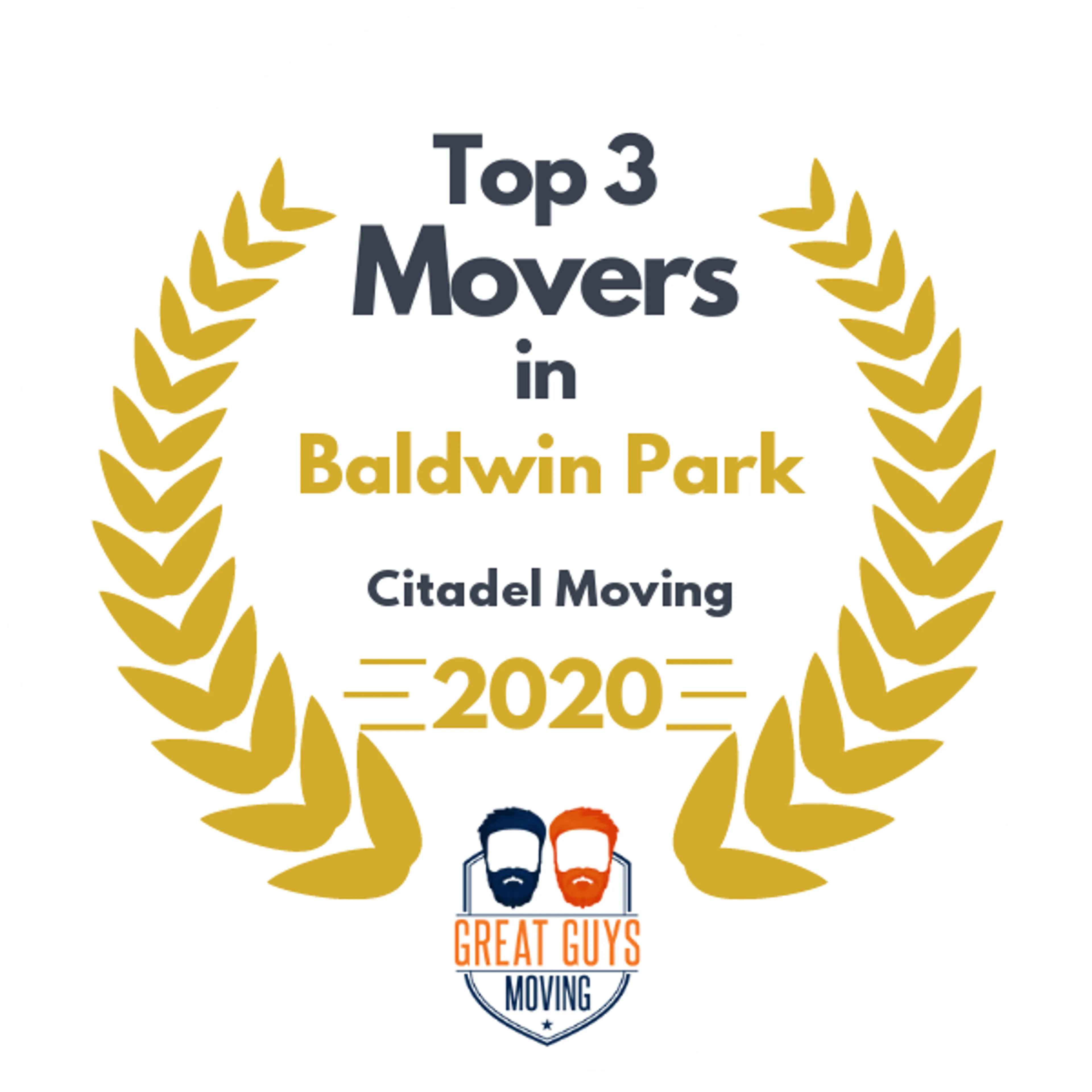 Top 3 Movers in Los Angeles, CA 2020 award