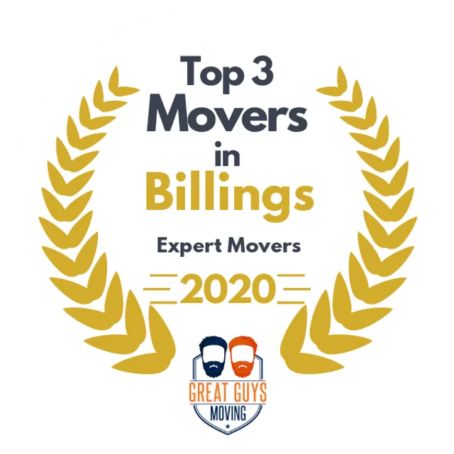 Top 3 Movers in Billings, MT 2020 award