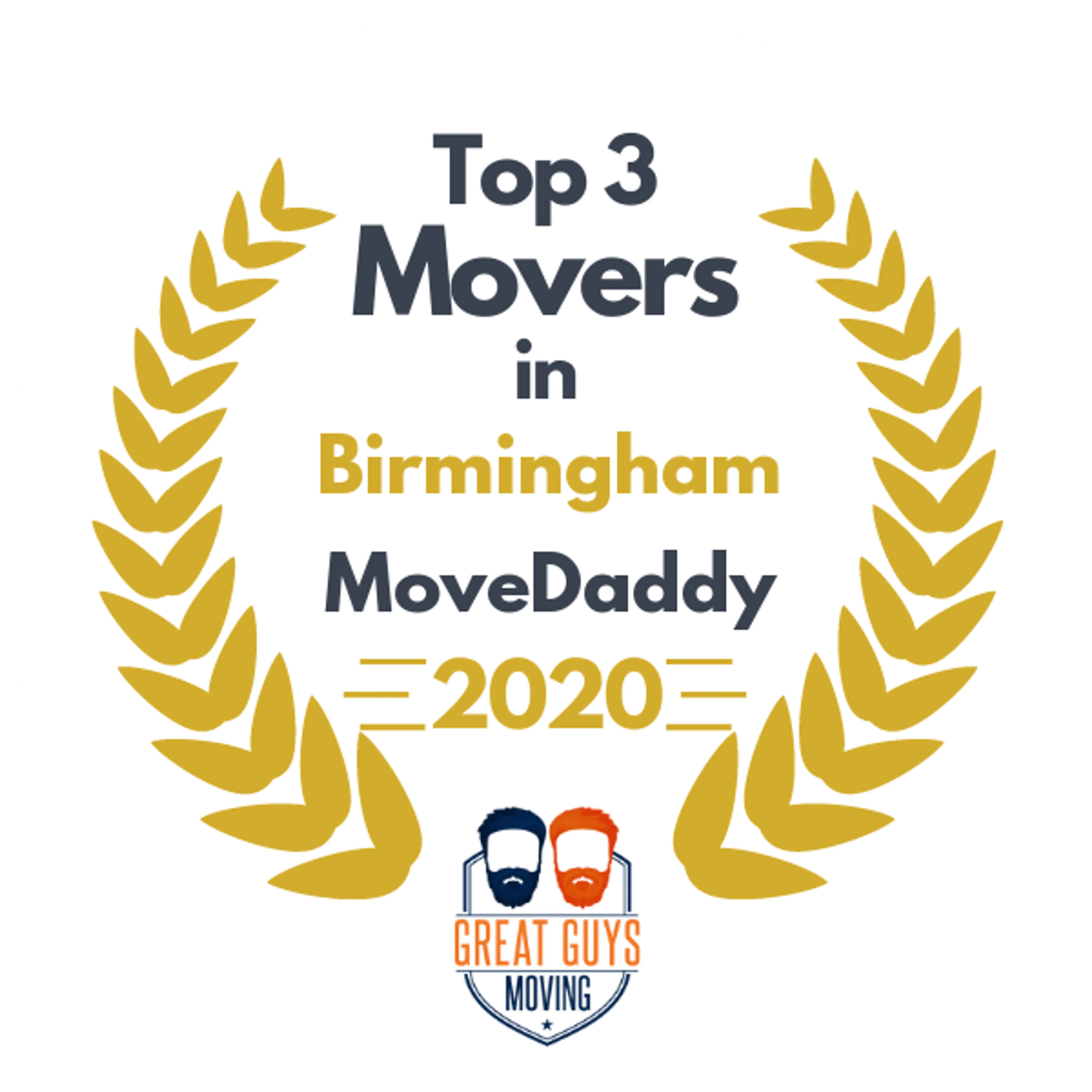Top 3 Movers in Birmingham, AL 2020 award