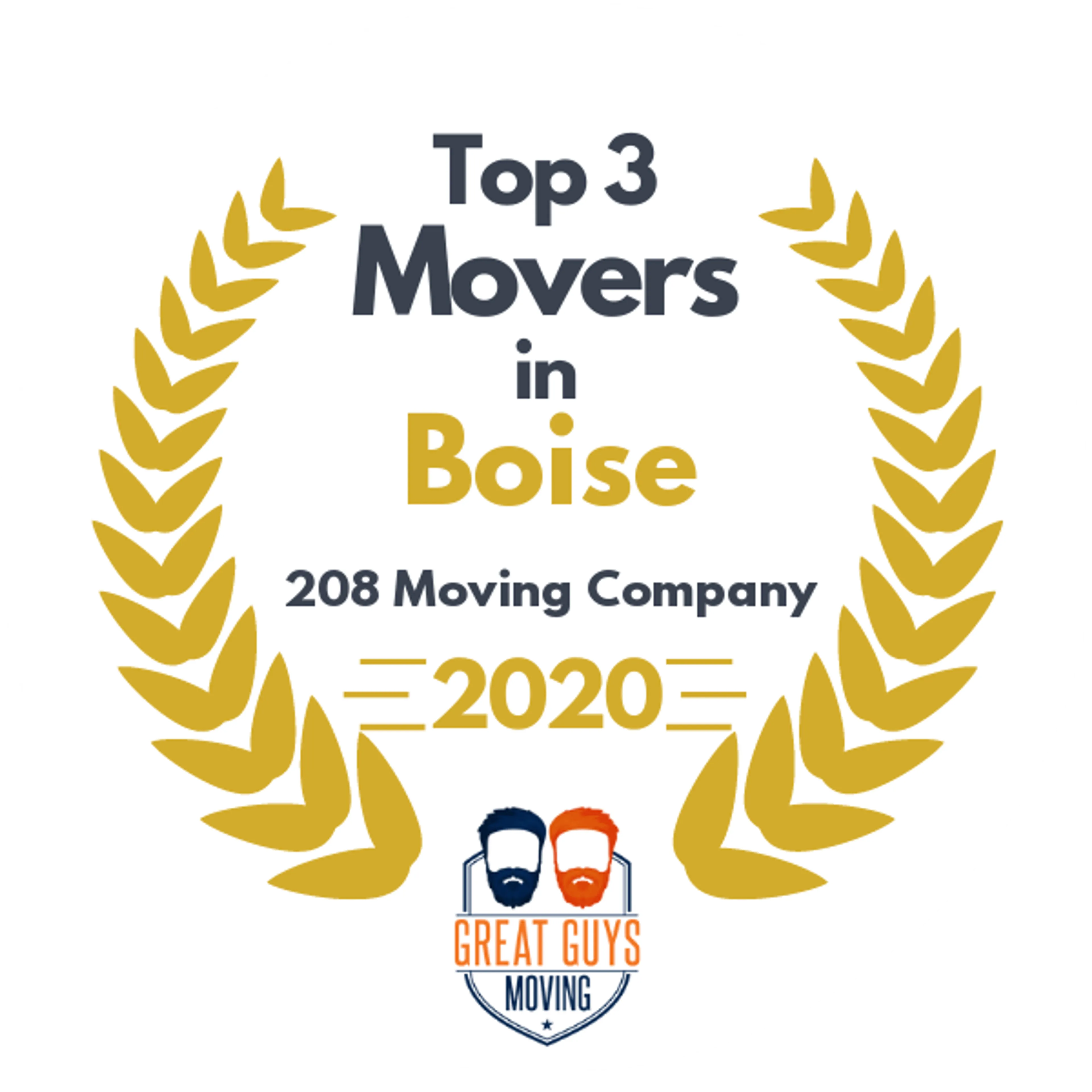 Top 3 Movers in Boise, ID 2020 award