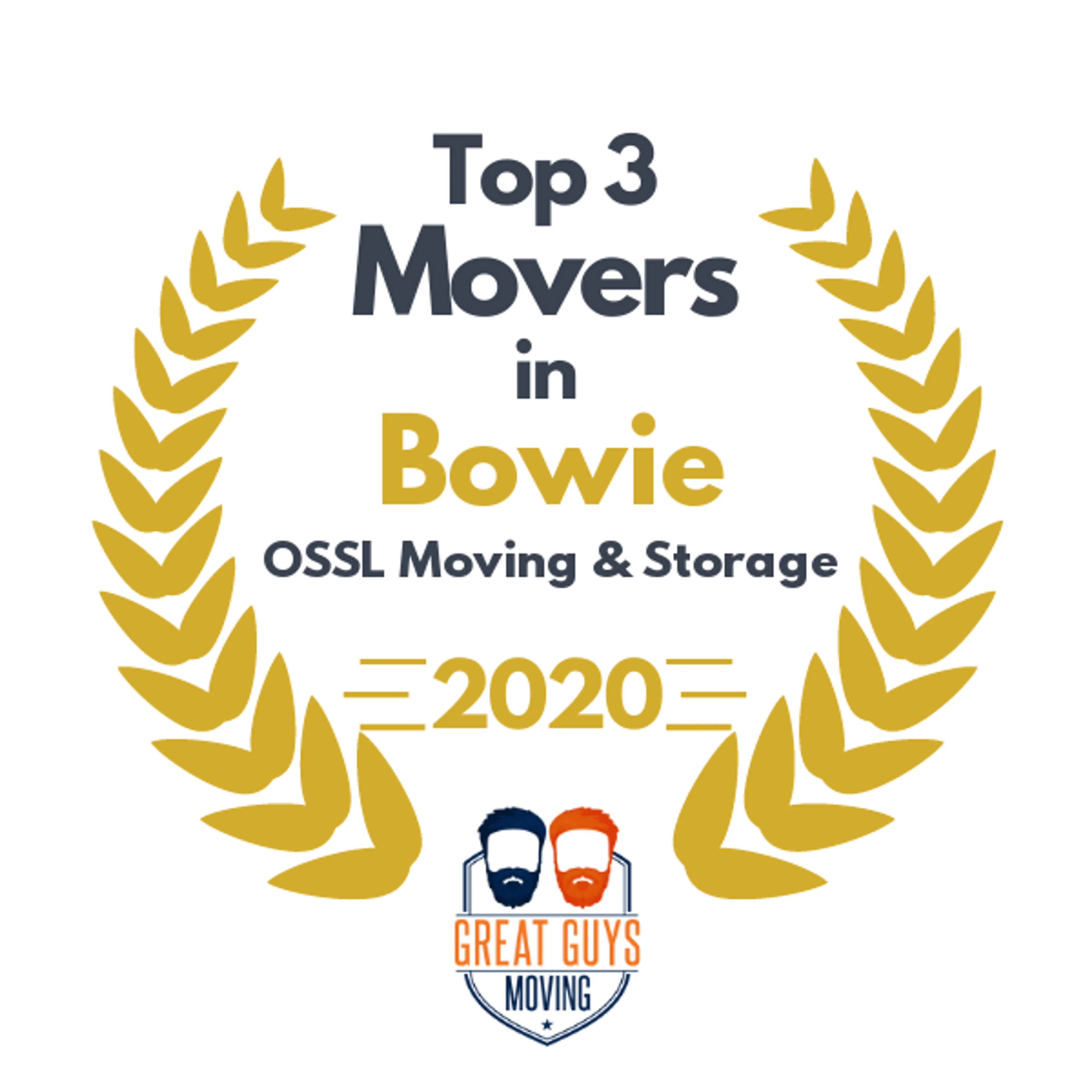 Top 3 Movers in Baltimore, MD 2020 award