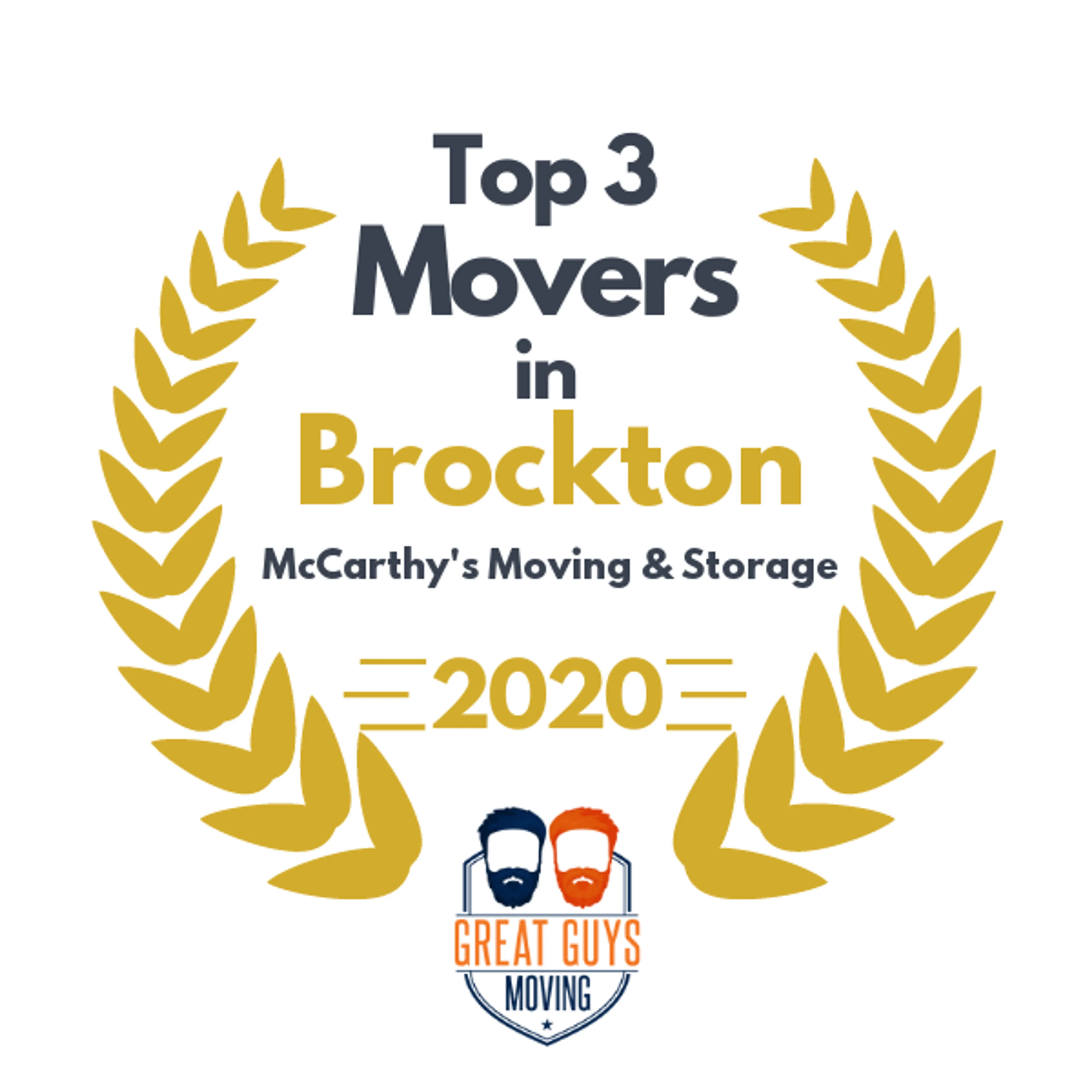 Top 3 Movers in Worcester, MA 2020 award