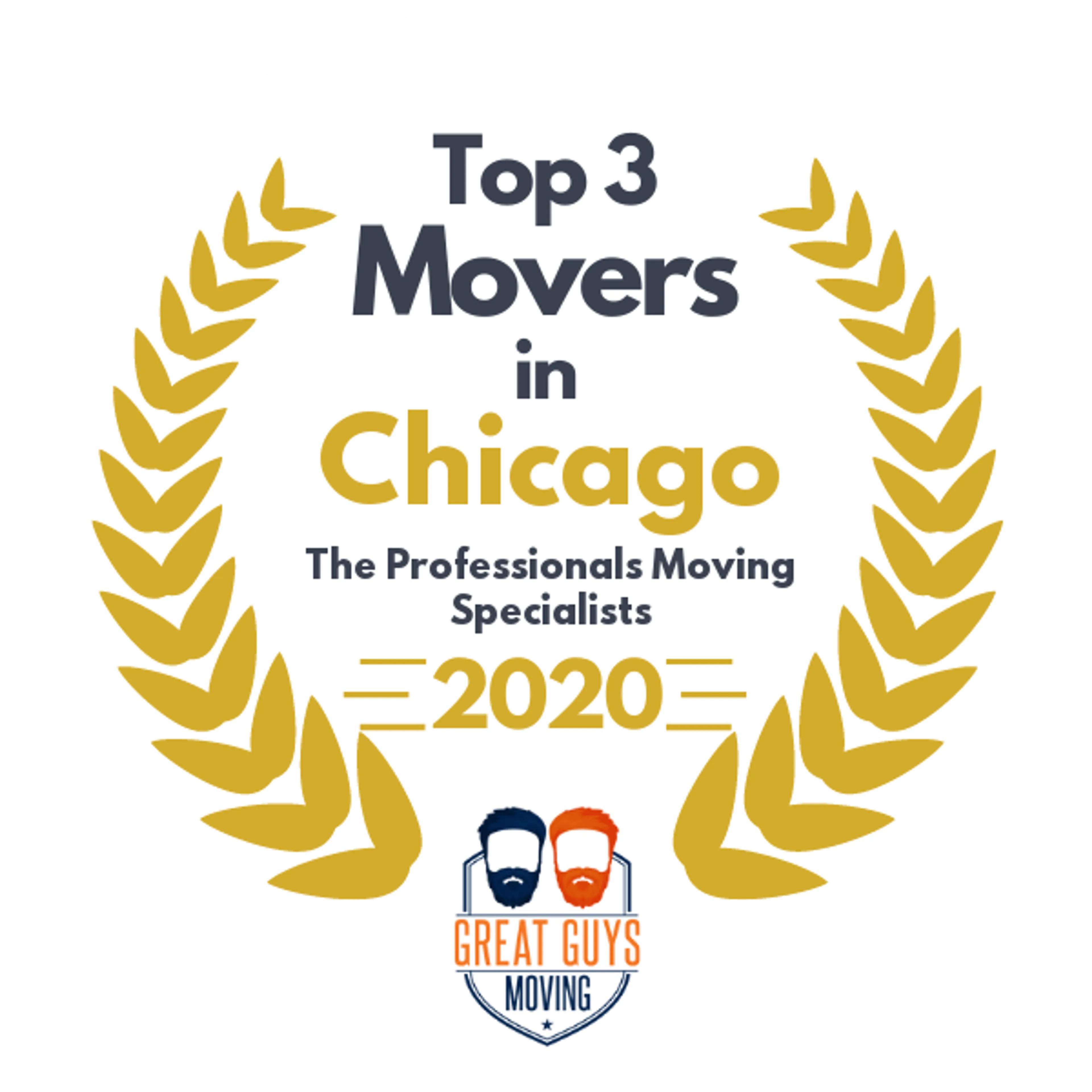 Top 3 Movers in Chicago, IL 2020 award