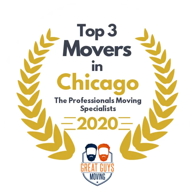 Top 3 Movers in Chicago, IL 2020 award