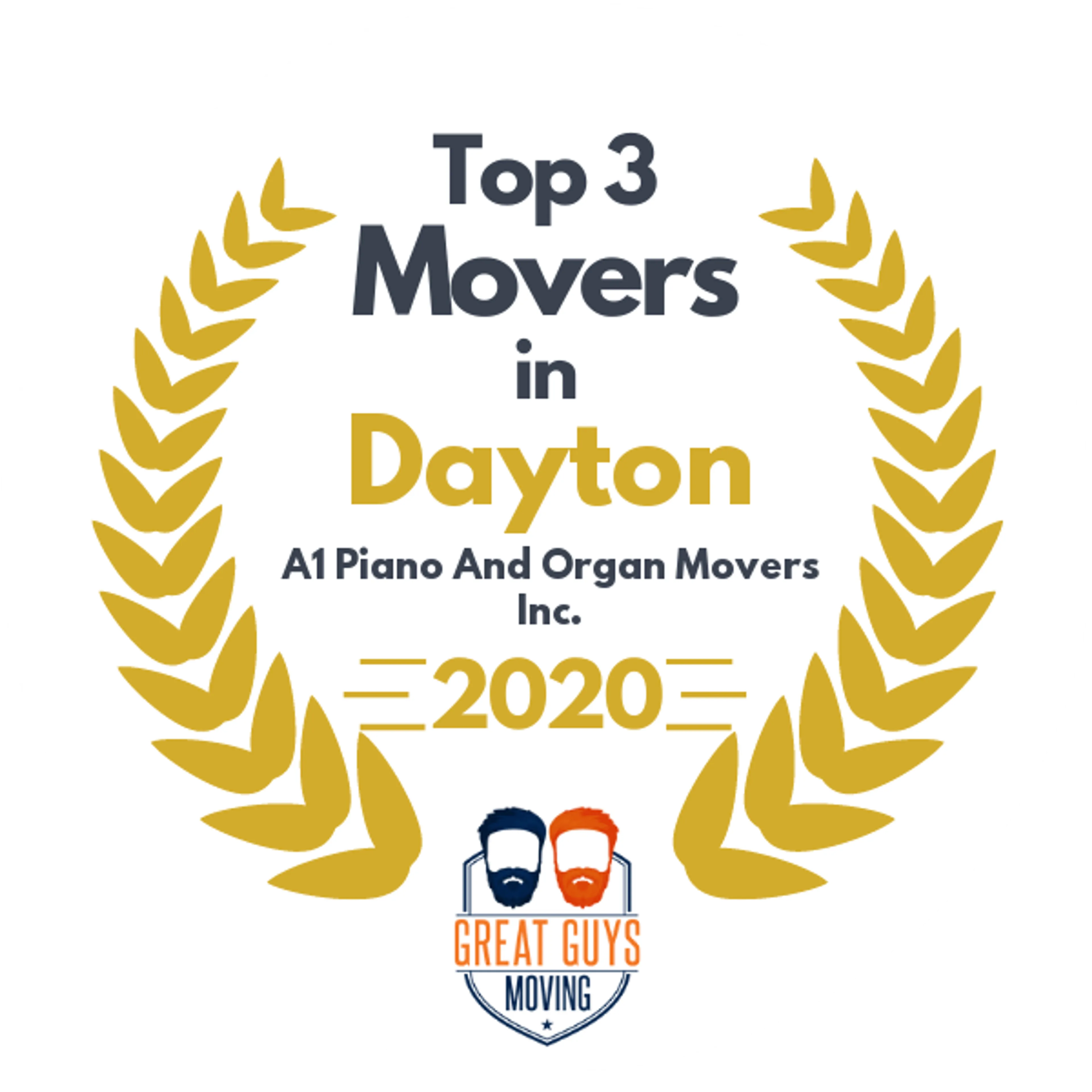 Top 3 Movers in Dayton, OH 2020 award