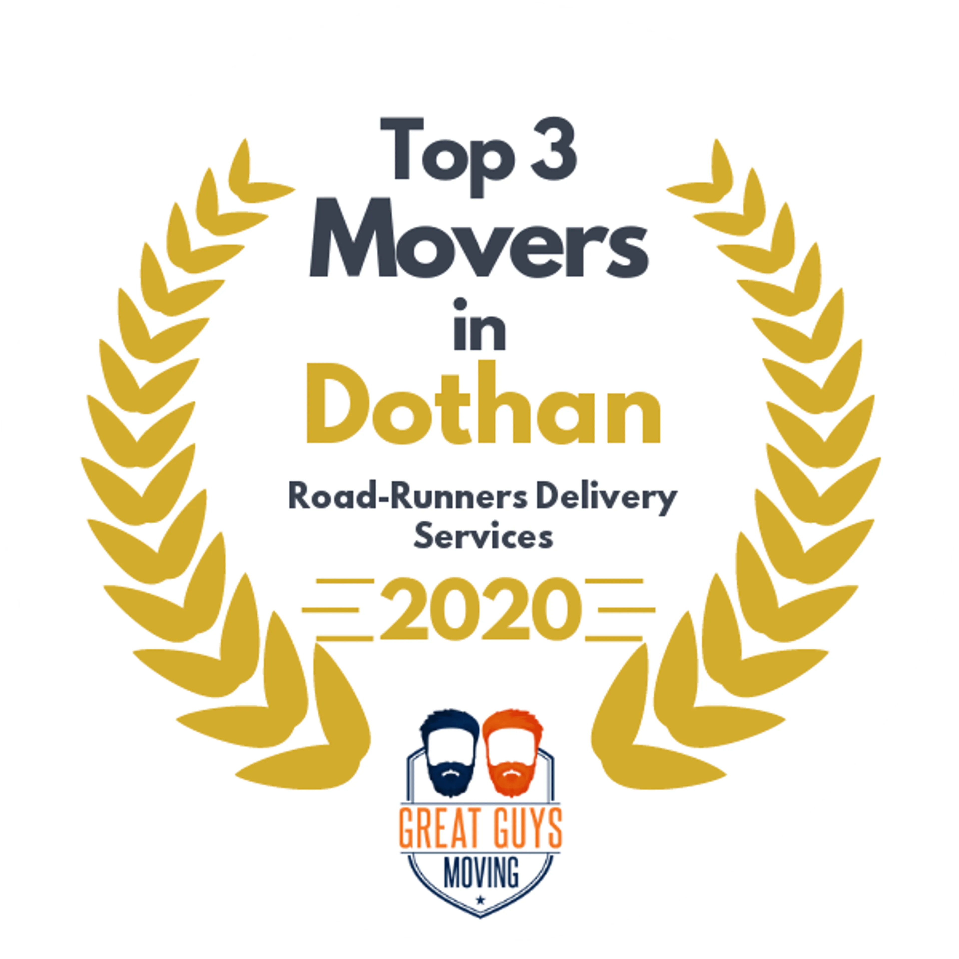 Top 3 Movers in Dothan, AL 2020 award