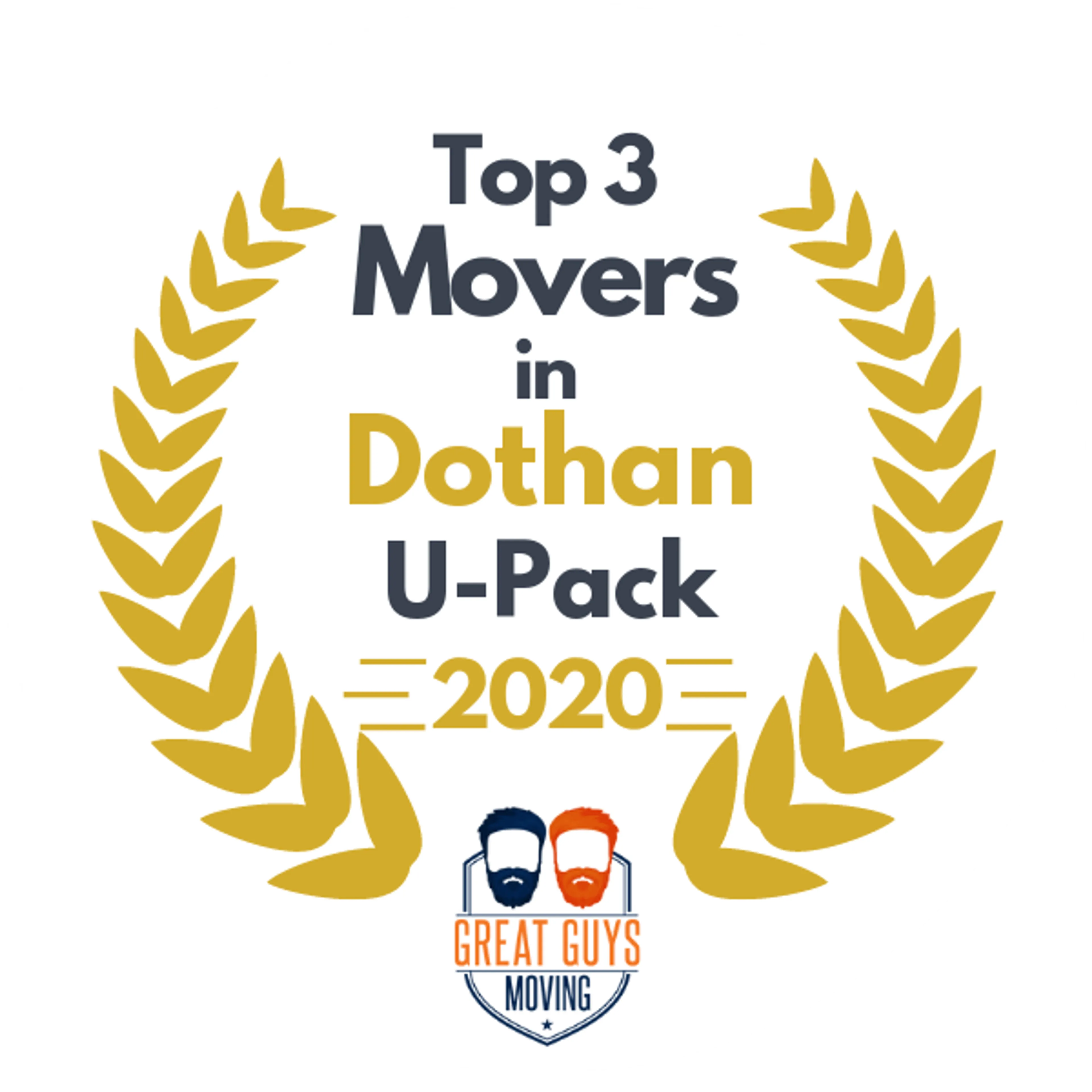 Top 3 Movers in Dothan, AL 2020 award