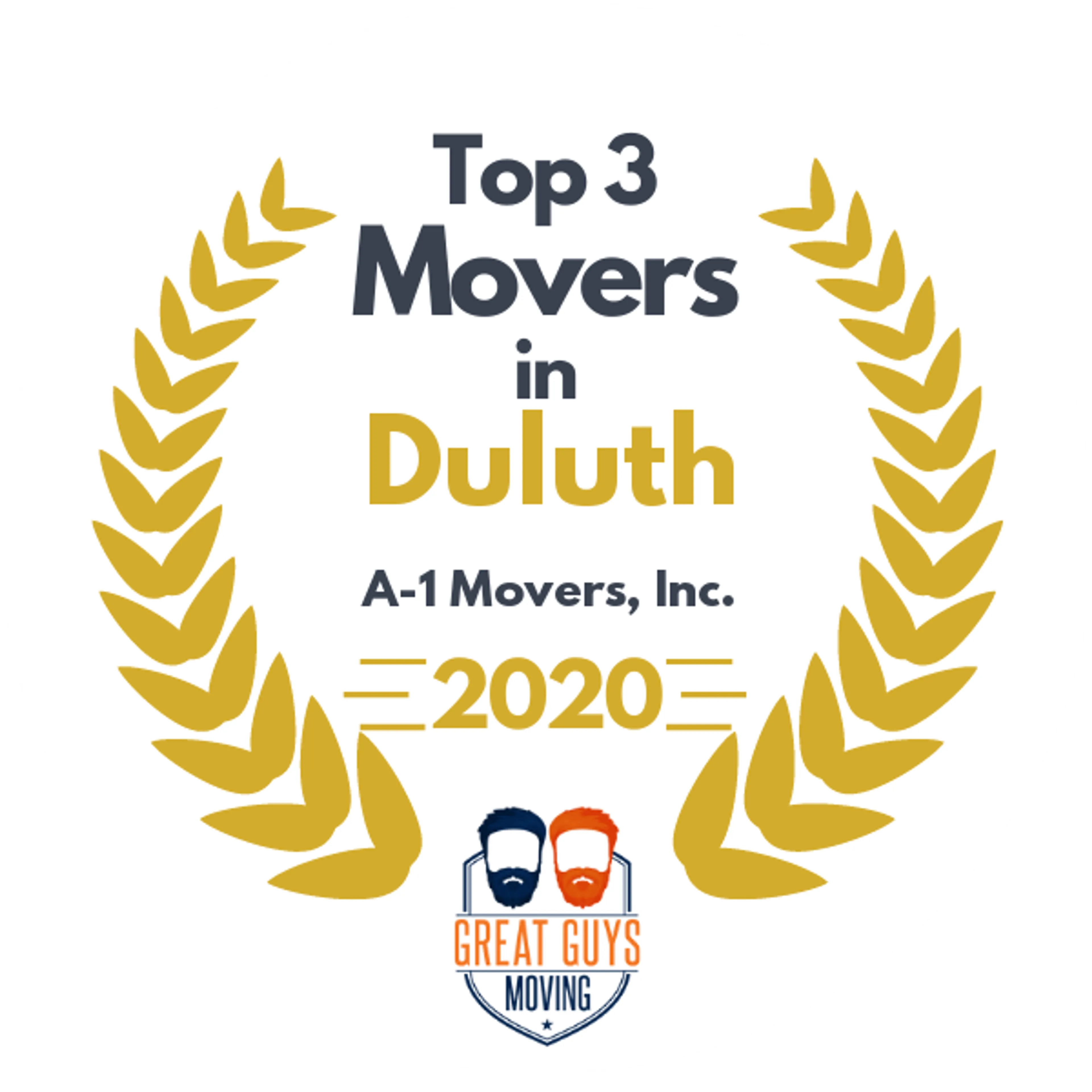 Top 3 Movers in Duluth, MN 2020 award