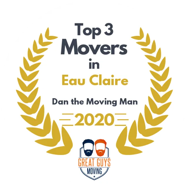 Top 3 Movers in Eau Claire, WI 2020 award