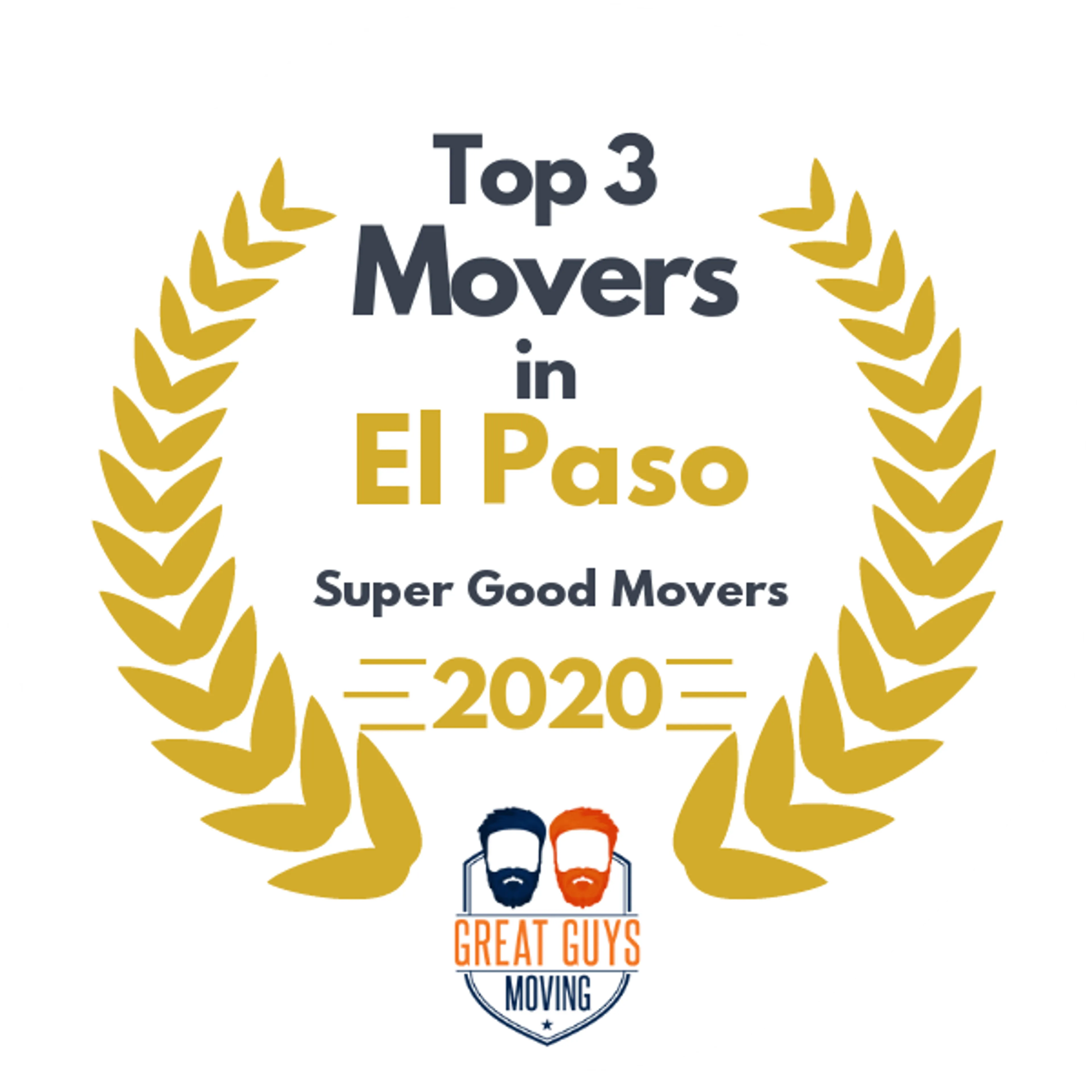 Top 3 Movers in El Paso, TX 2020 award