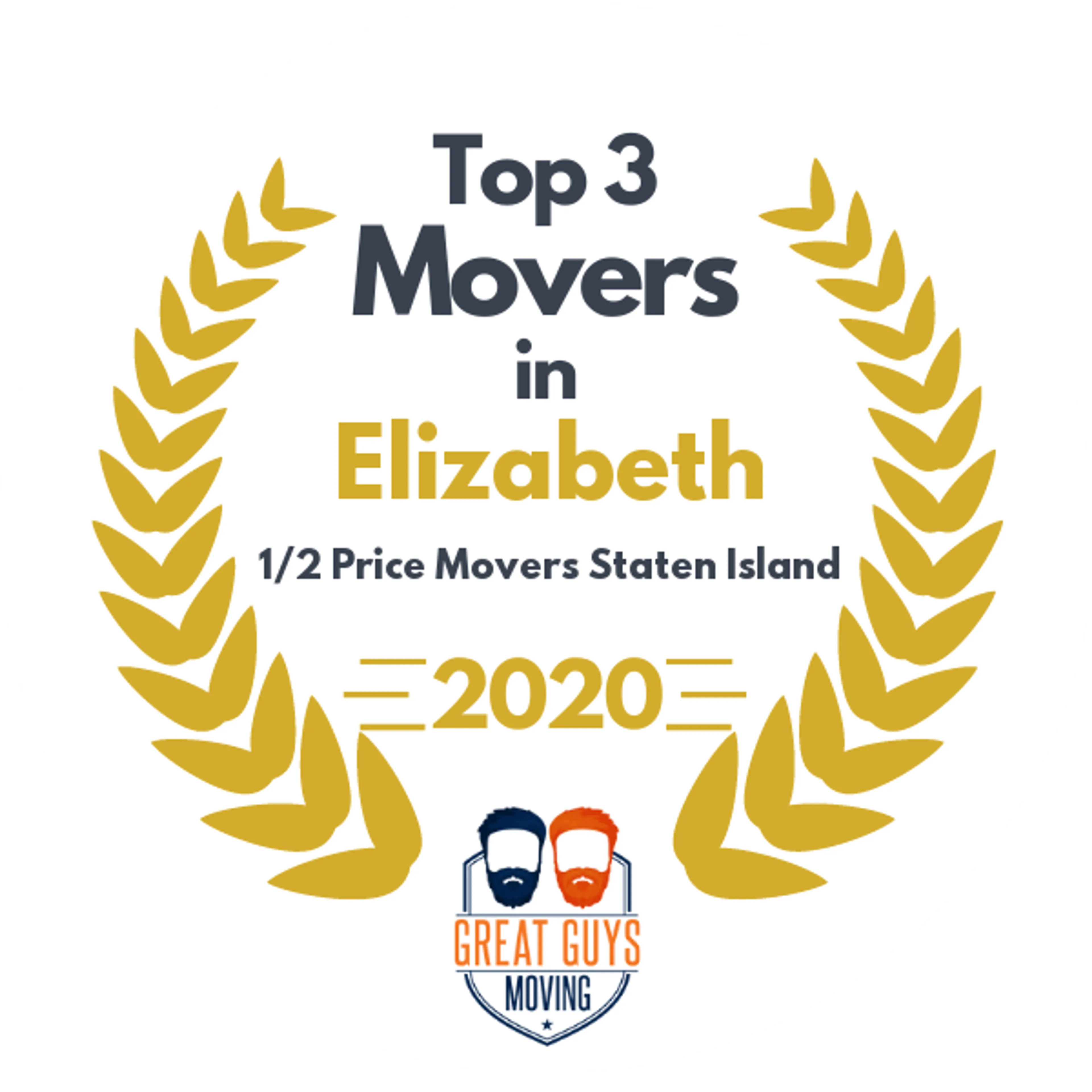 Top 3 Movers in Newark, NJ 2020 award