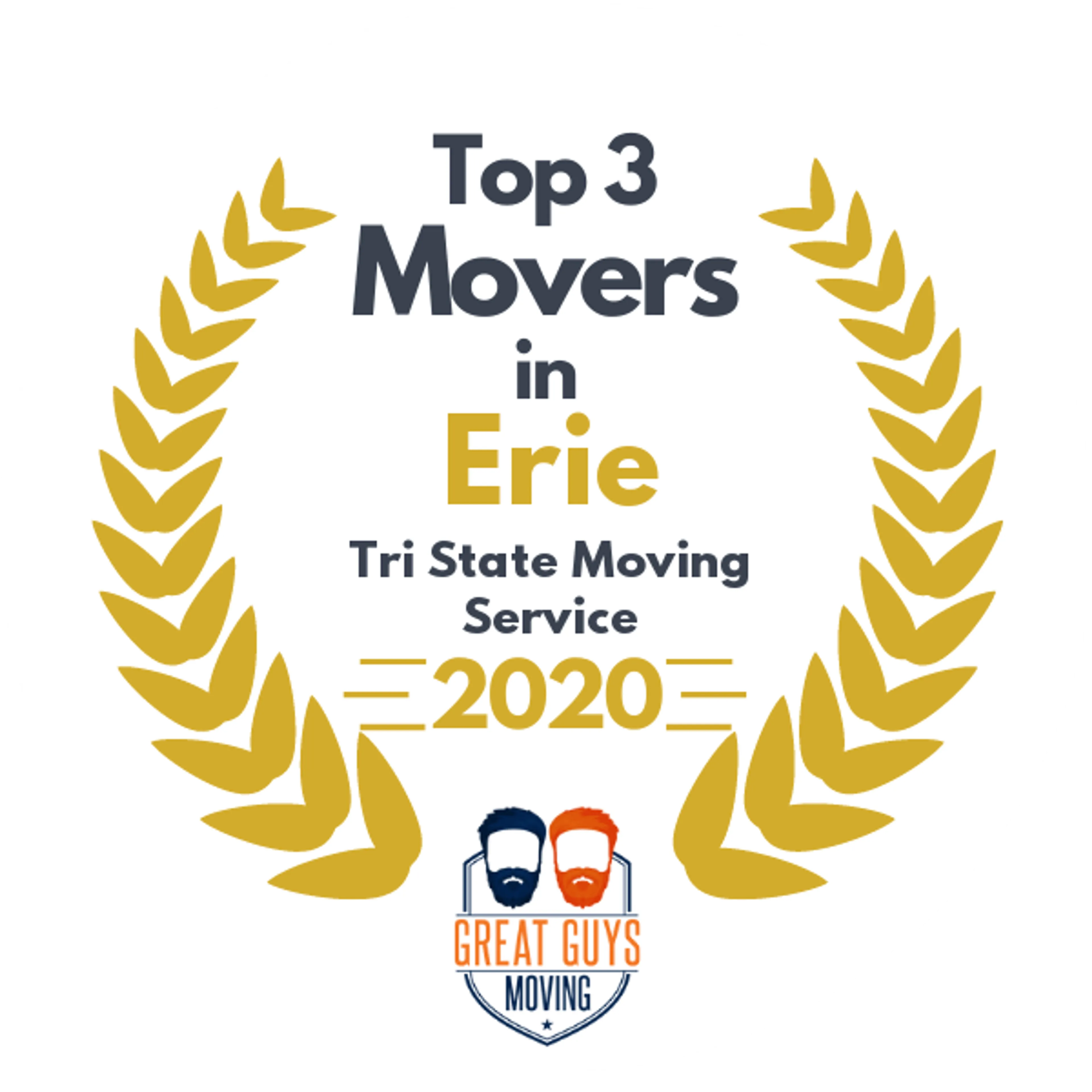 Top 3 Movers in Erie, PA 2020 award