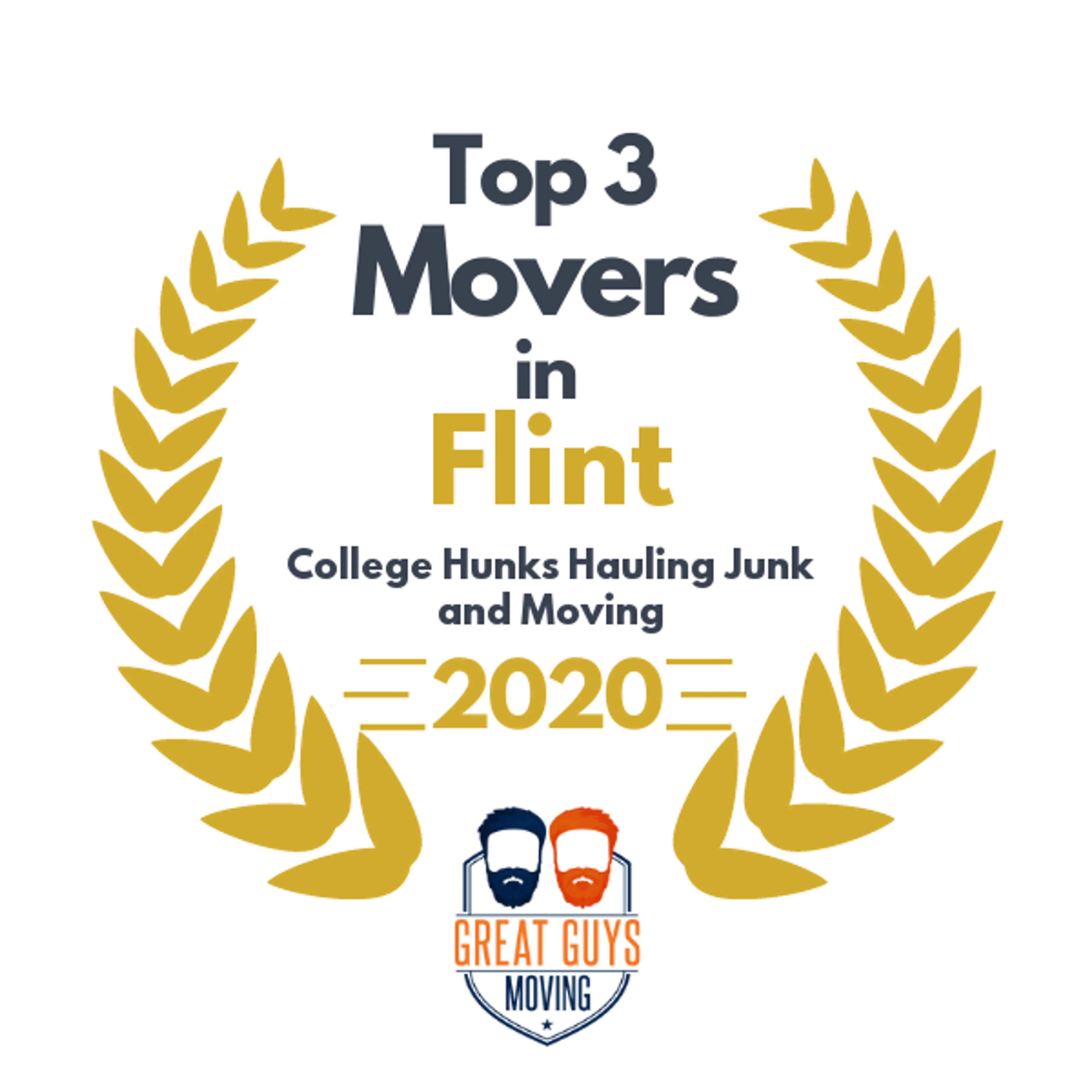Top 3 Movers in Flint, MI 2020 award