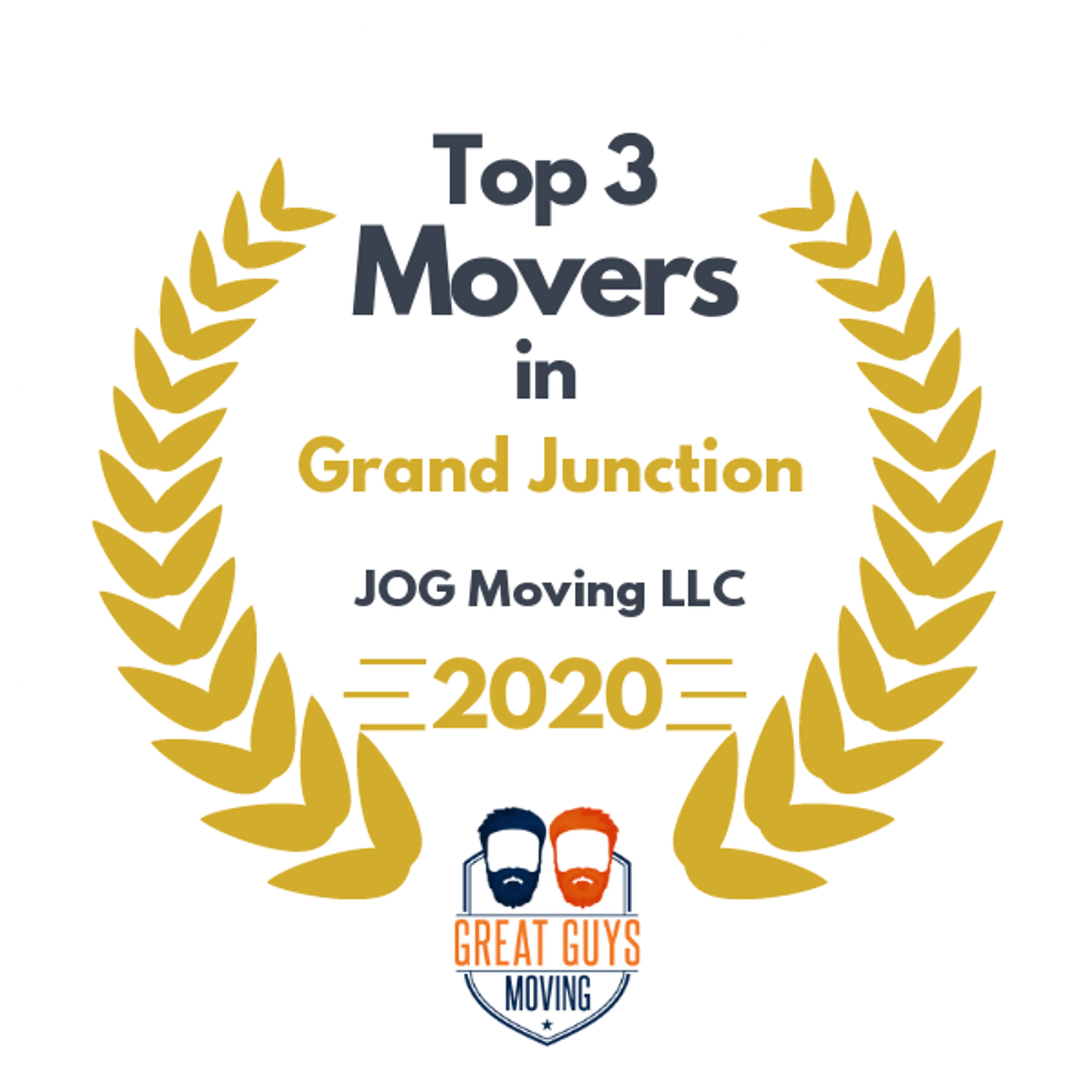 Top 3 Movers in Grand Junction, CO 2020 award
