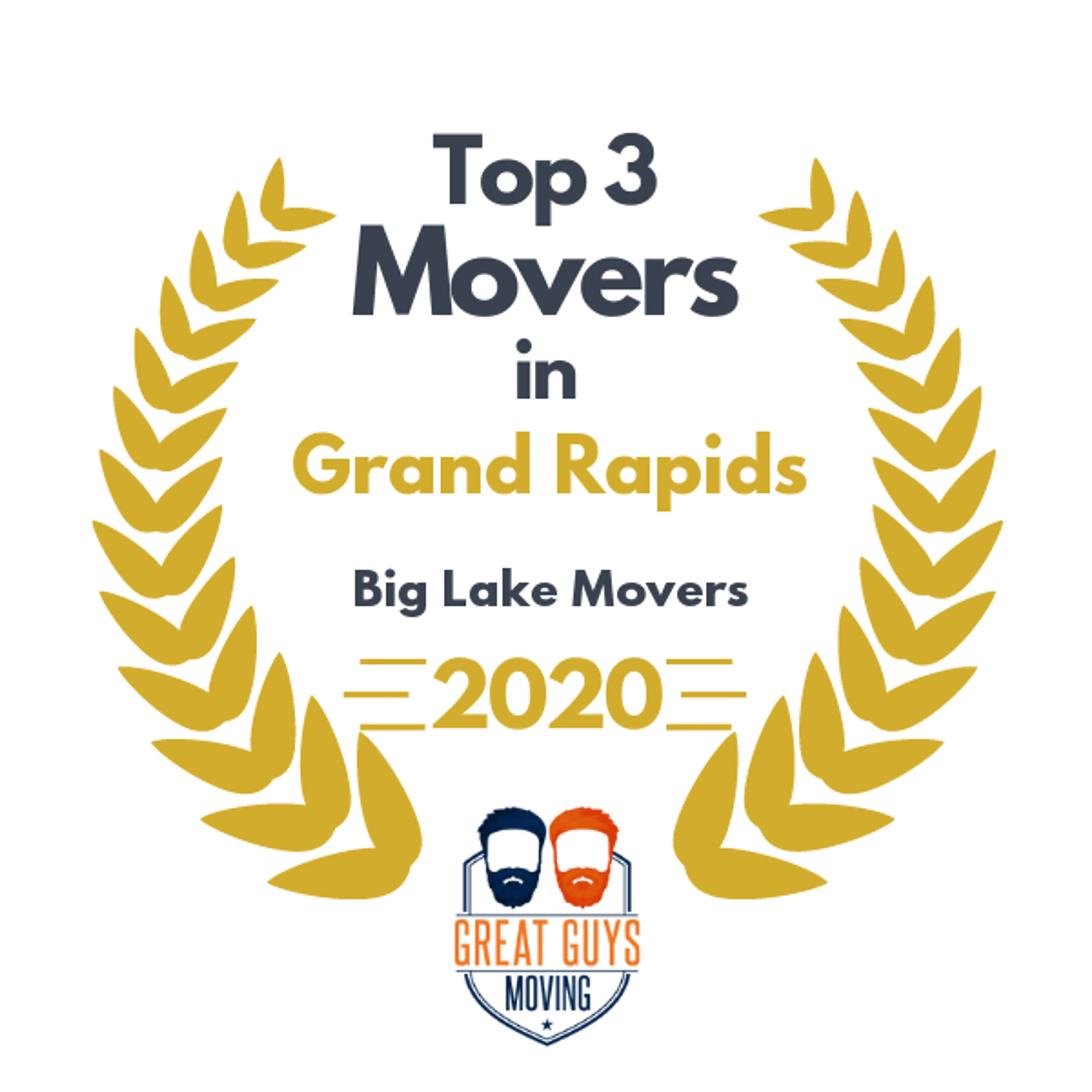Top 3 Movers in Grand Rapids, MI 2020 award