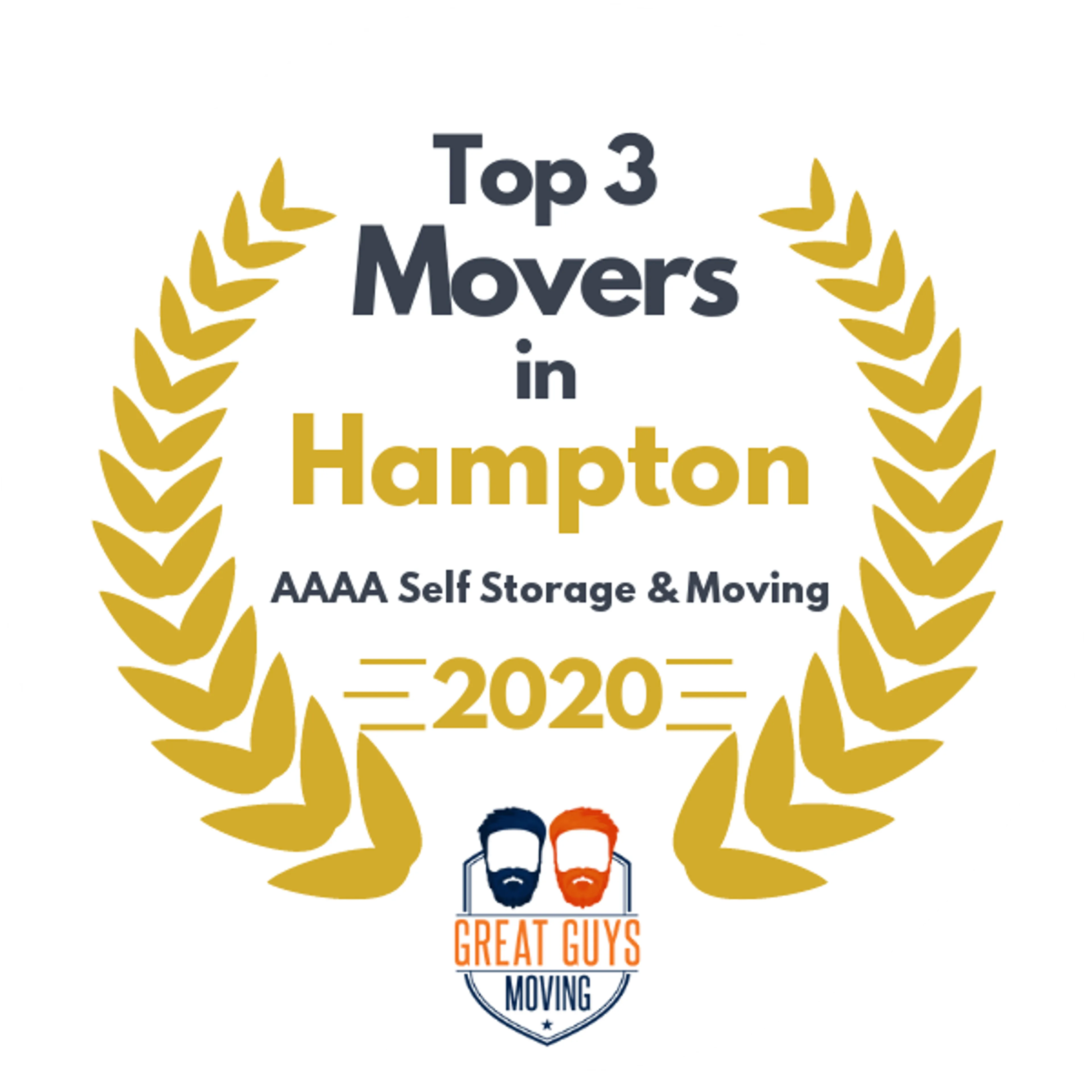 Top 3 Movers in Newport News, VA 2020 award