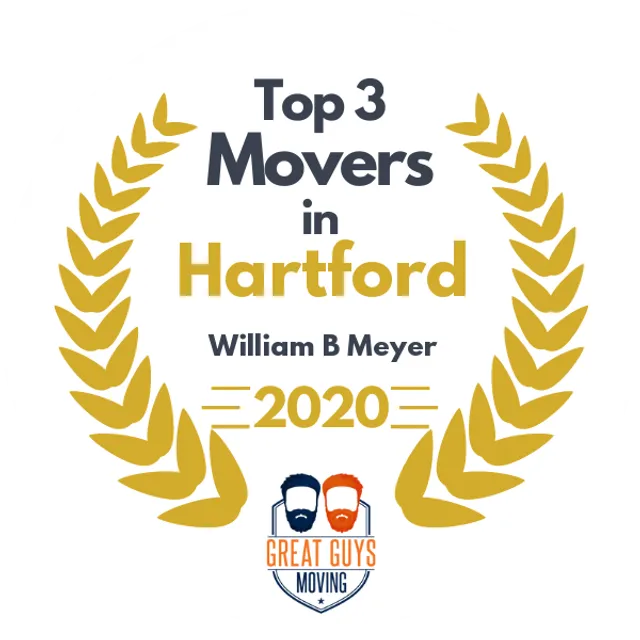 Top 3 Movers in Hartford, CT 2020 award