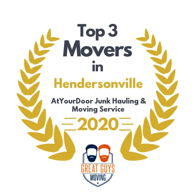 Top 3 Movers in Nashville, TN 2020 award