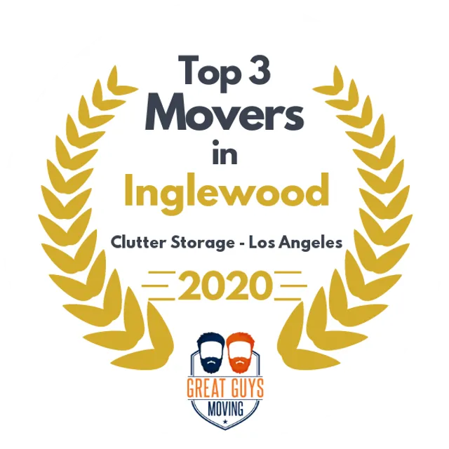 Top 3 Movers in Los Angeles, CA 2020 award