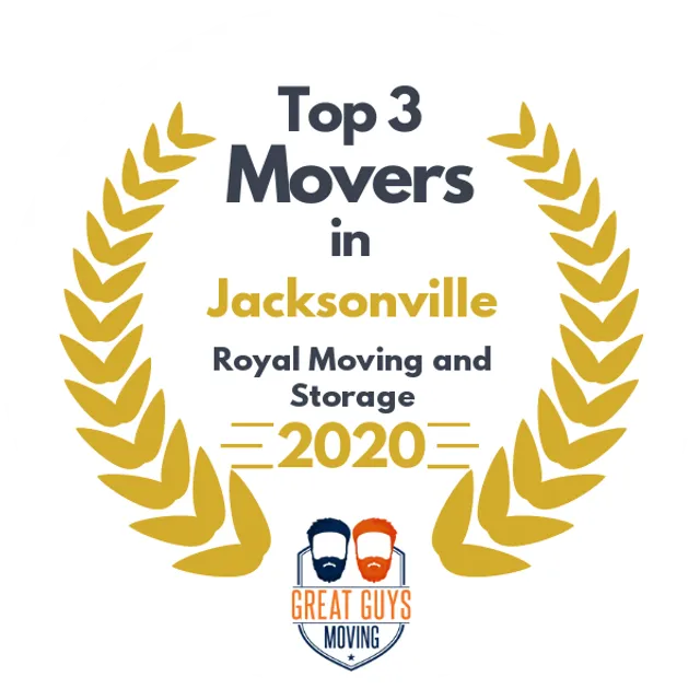 Top 3 Movers in Jacksonville, FL 2020 award