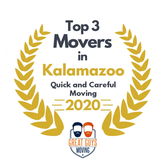 Top 3 Movers in Kalamazoo, MI 2020 award