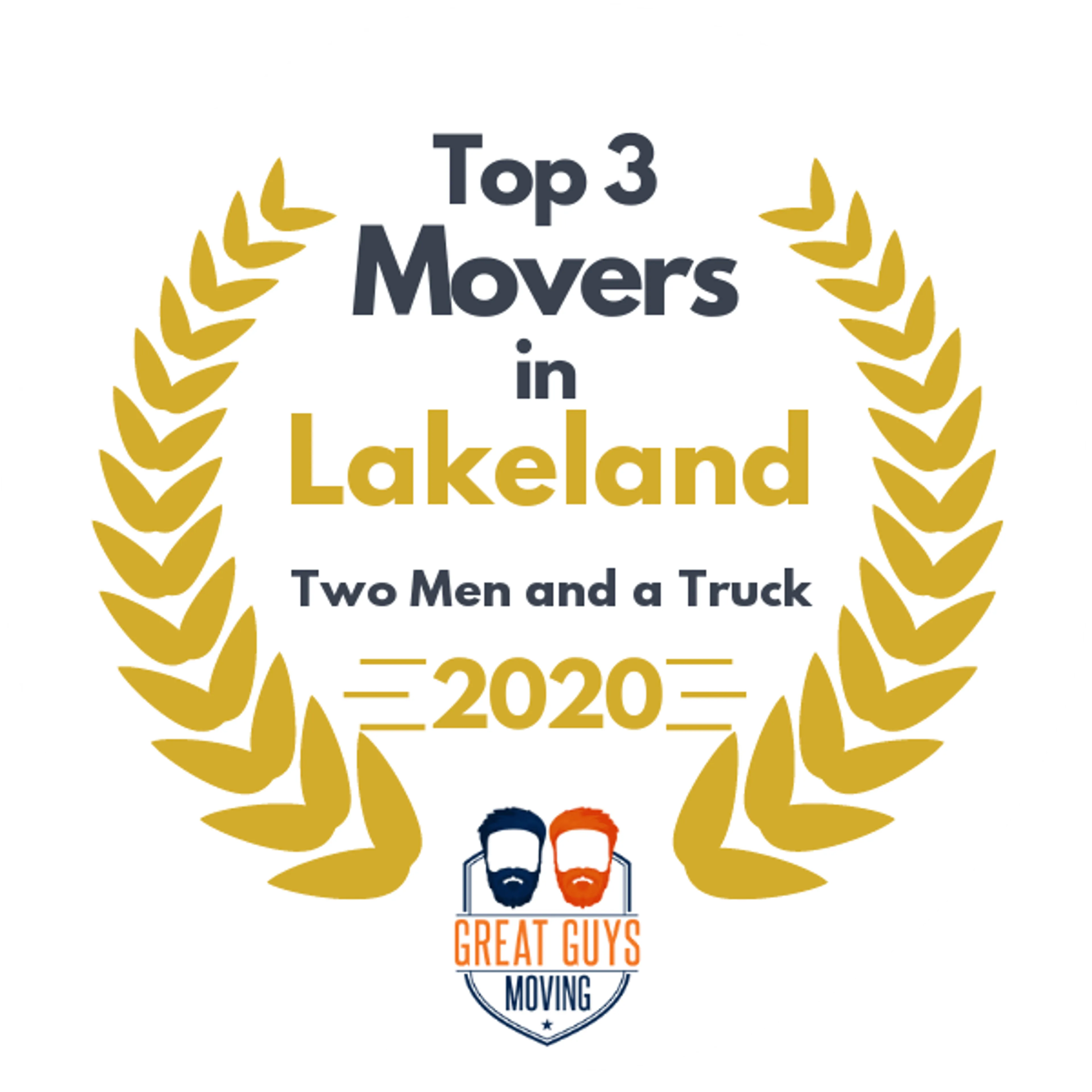 Top 3 Movers in Lakeland, FL 2020 award
