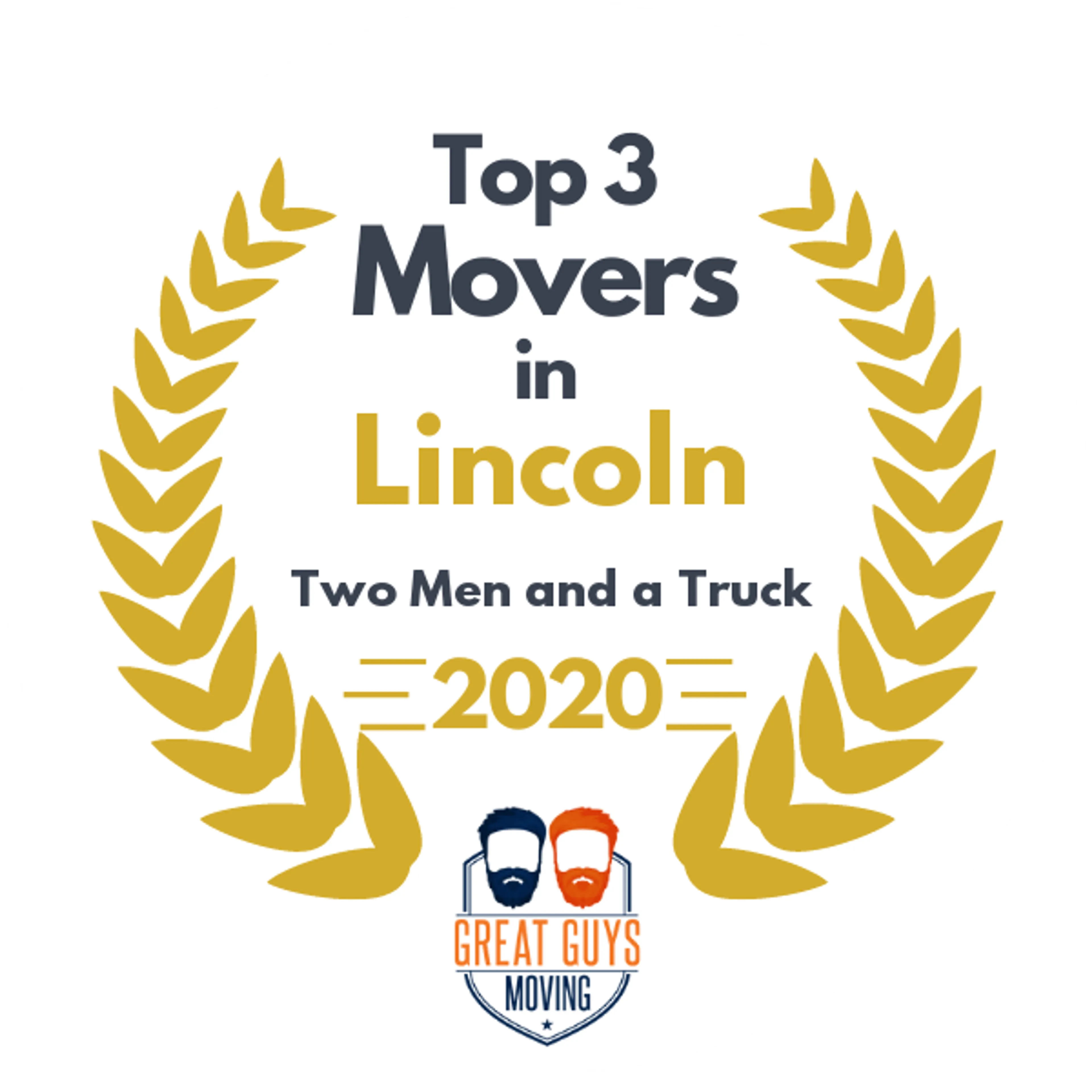 Top 3 Movers in Lincoln, NE 2020 award