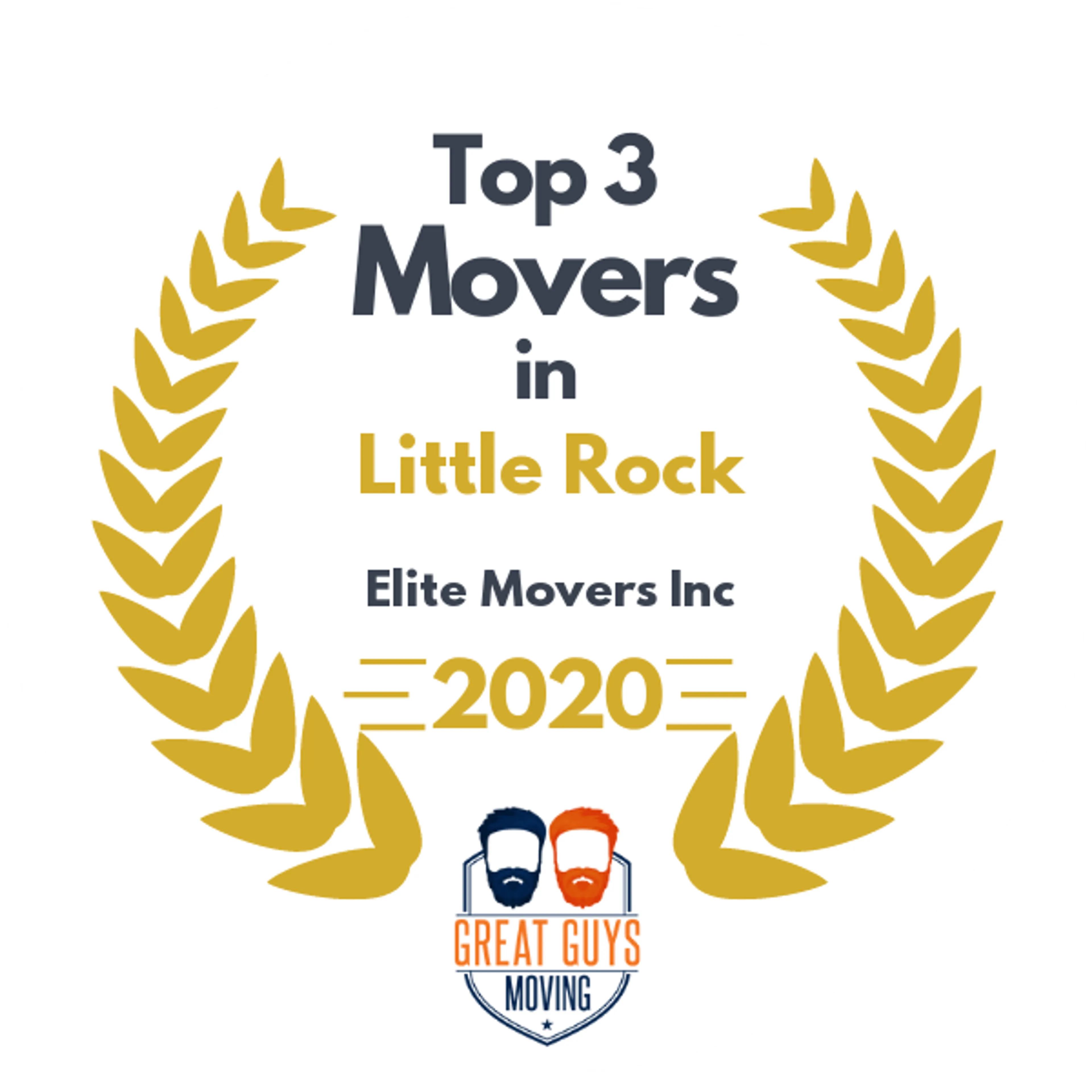 Top 3 Movers in Little Rock, AR 2020 award