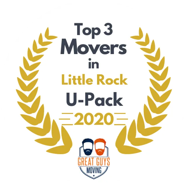 Top 3 Movers in Little Rock, AR 2020 award