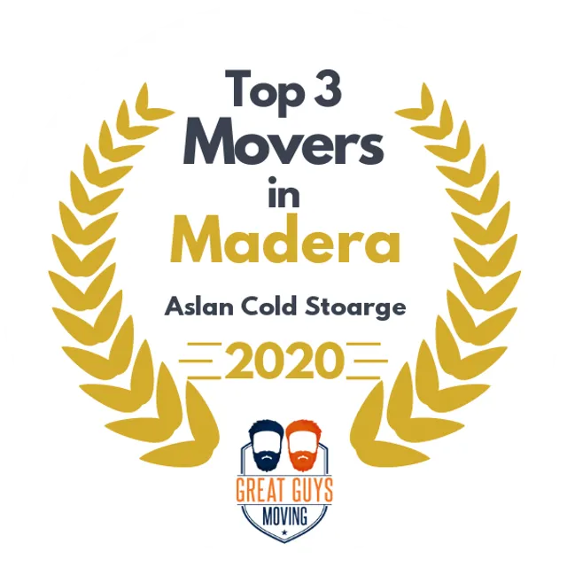 Top 3 Movers in Madera, CA 2020 award