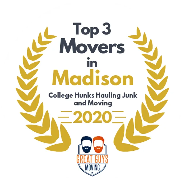 Top 3 Movers in Madison, WI 2020 award